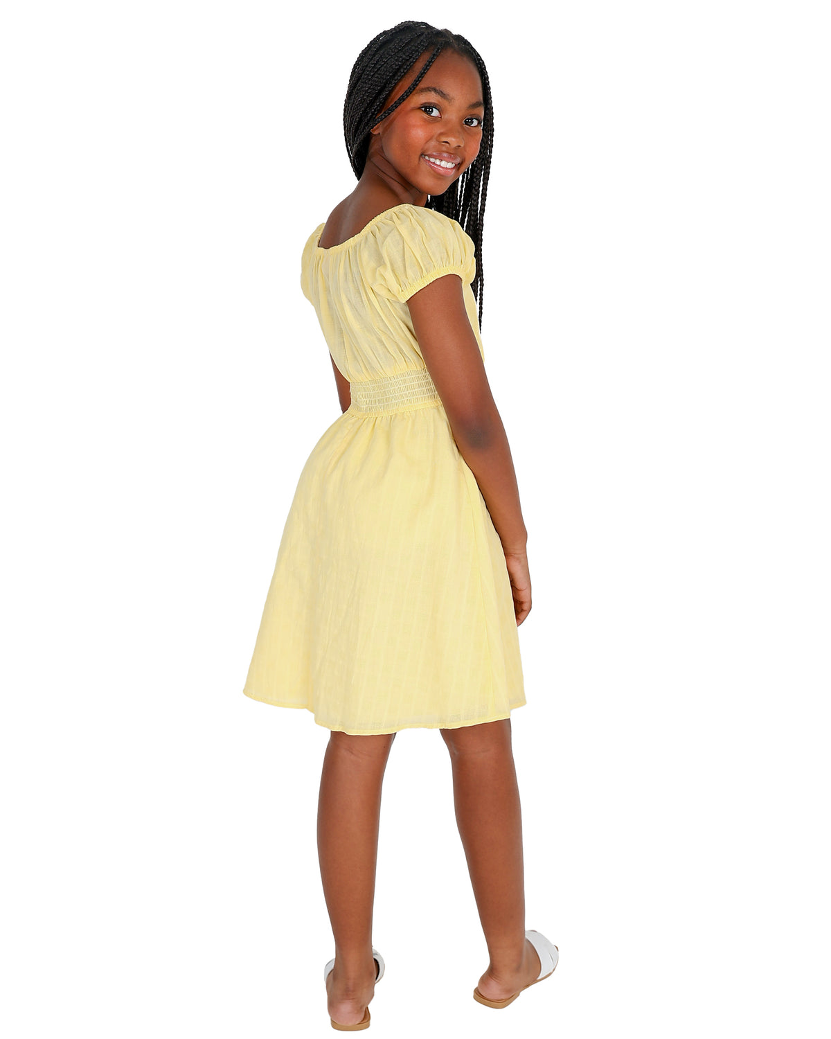 Short Puff Sleeve Summer Dress