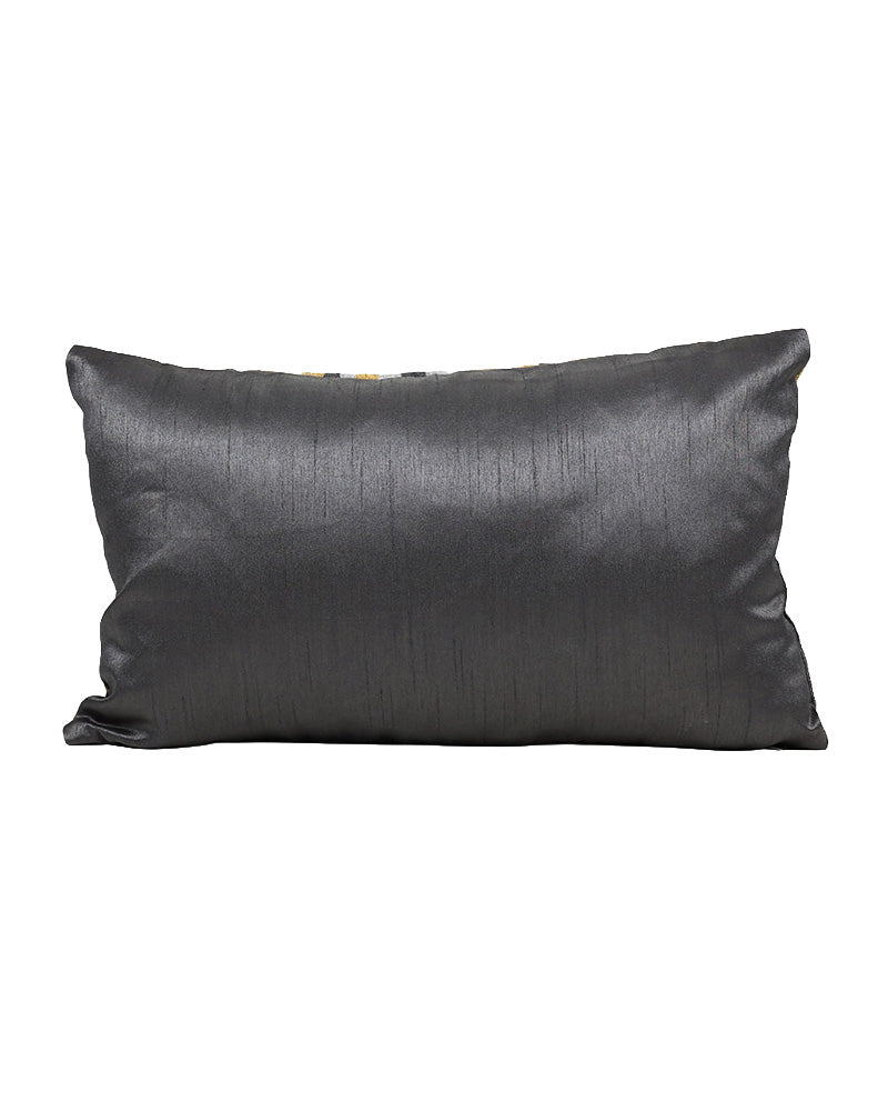 Ochre Geometric Jacquard Scatter Cushion