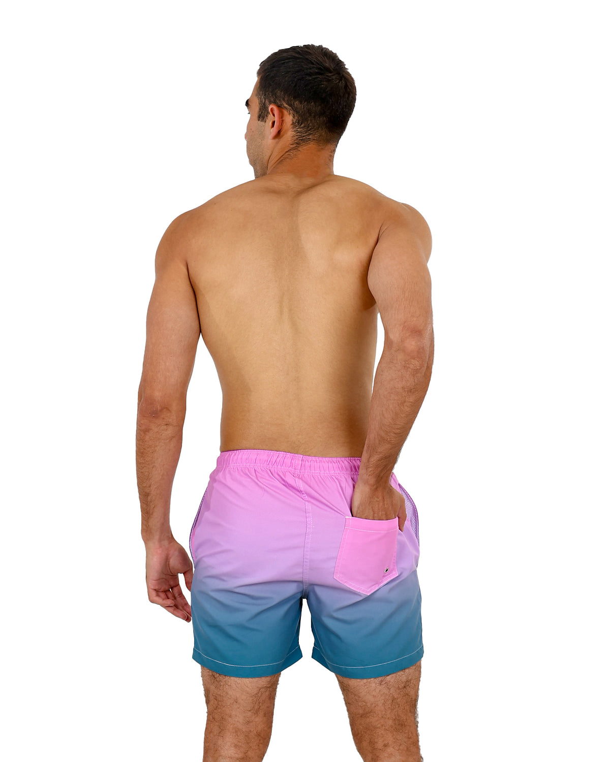 Purple Ombre Swim Shorts