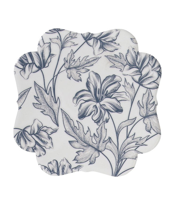 Ceramic Delft Coaster 12cm