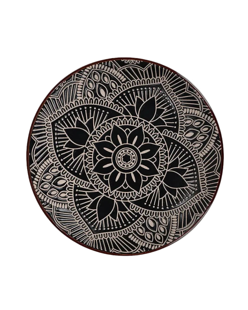 Moyo Black & Natural Side Plate