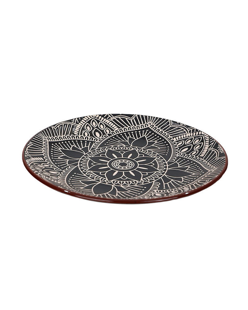 Moyo Black & Natural Side Plate