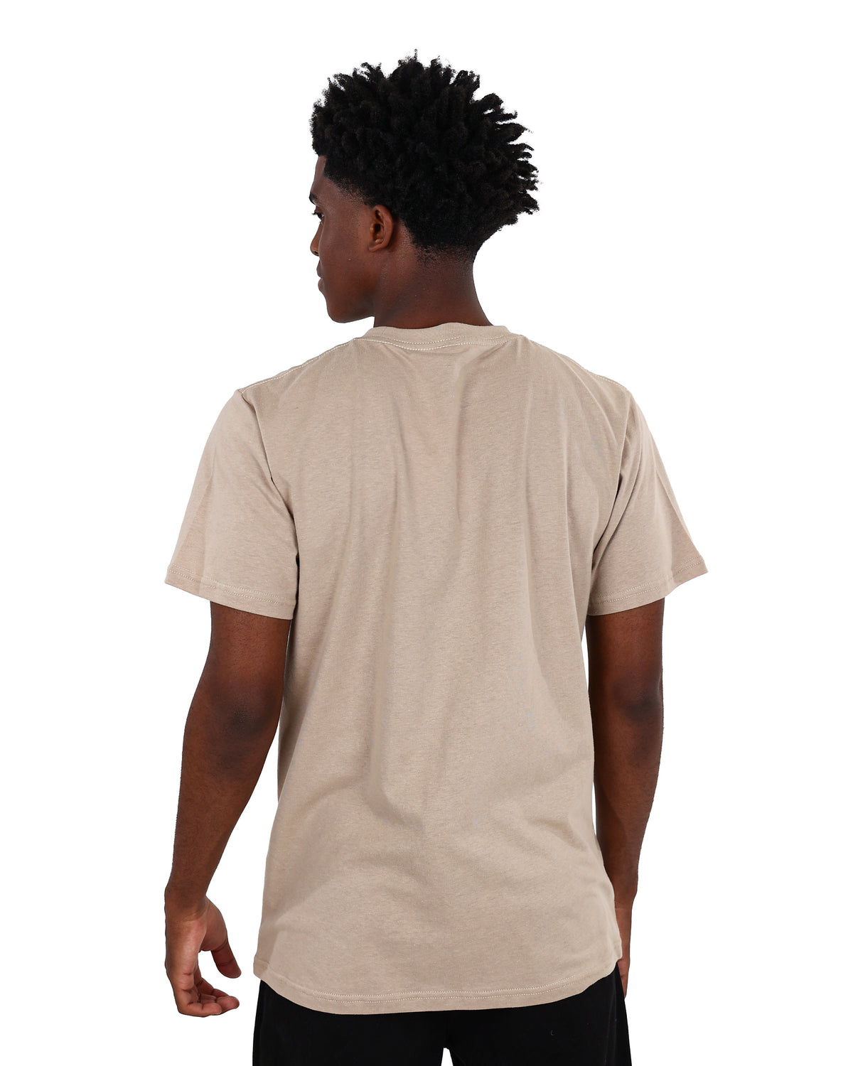 Short Sleeve Stone Sardine Graphic Print T-Shirt