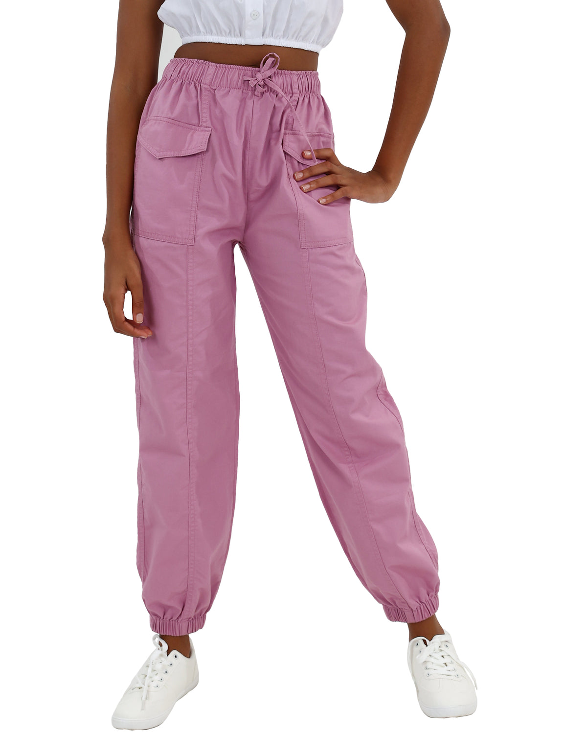 Elasticated Cargo Jogger Pants