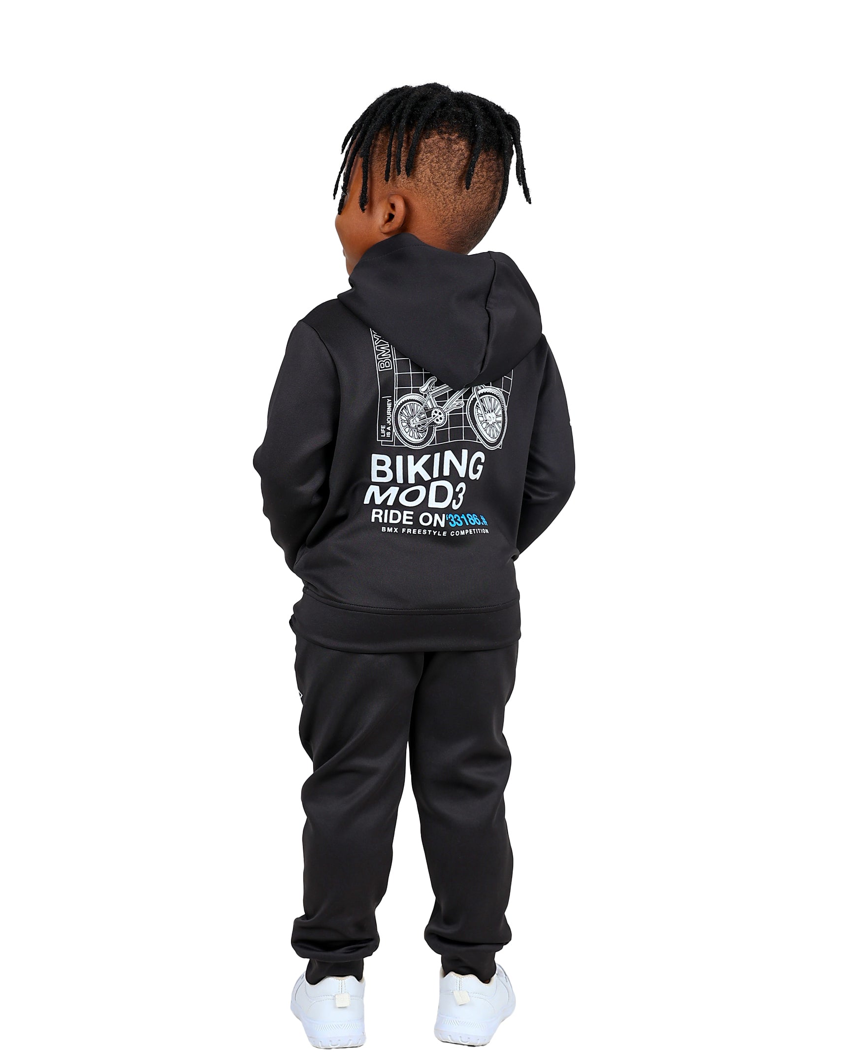 Biking Mode Graphic Print Joggers