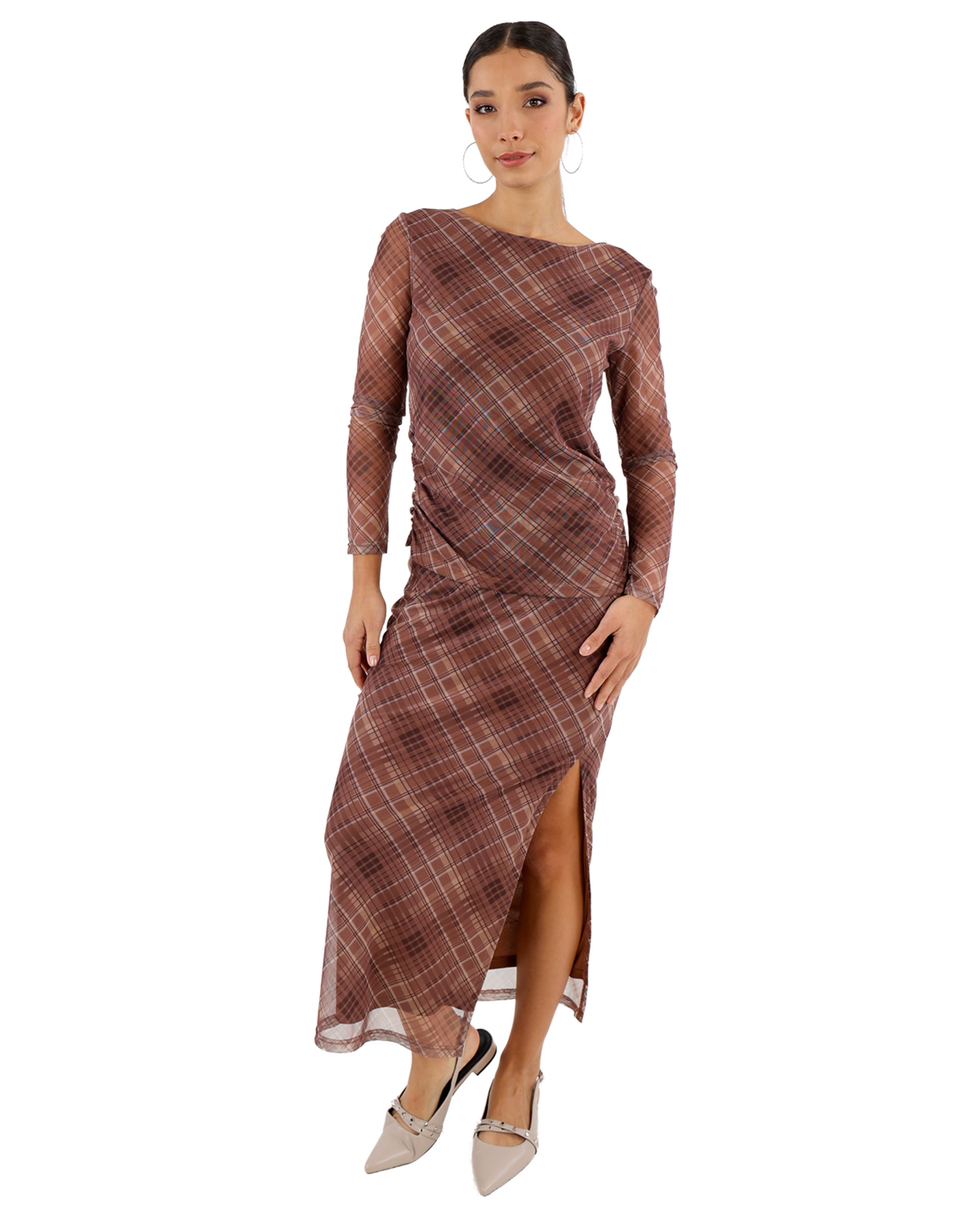 Mesh Tube Lined Skirt