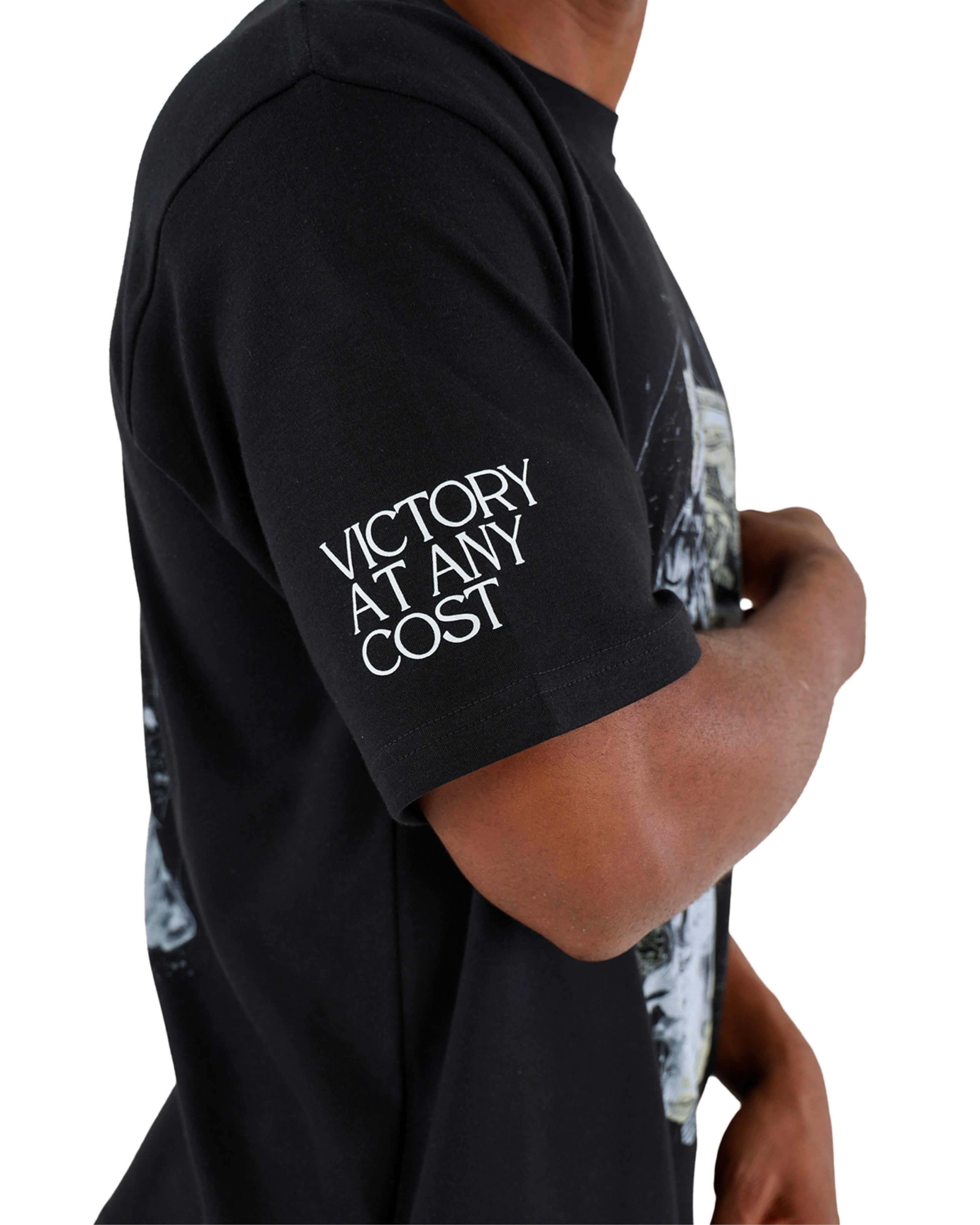 Short Sleeve Protection Graphic Print T-Shirt