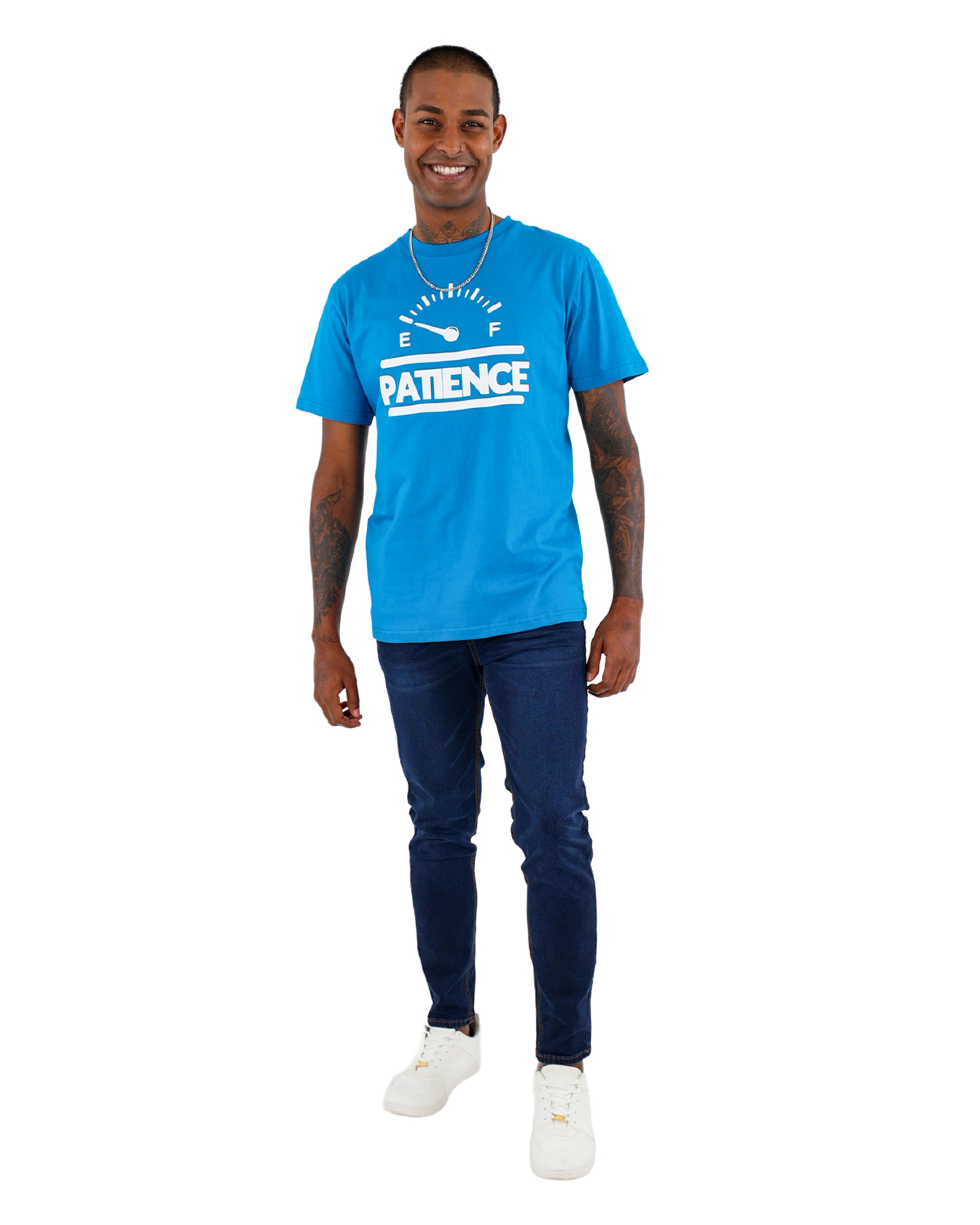 Short Sleeve Teal Patience T-Shirt