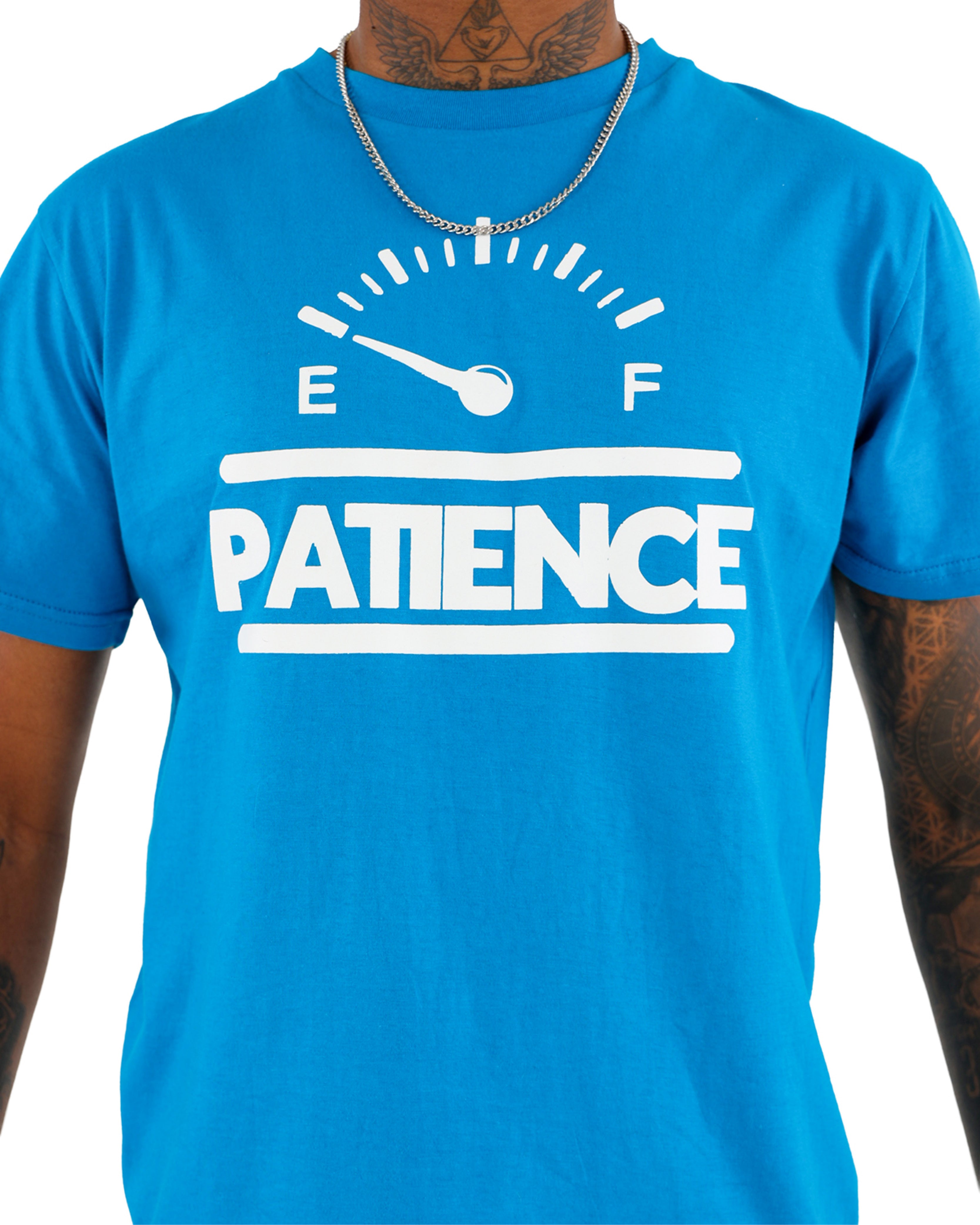Short Sleeve Teal Patience T-Shirt