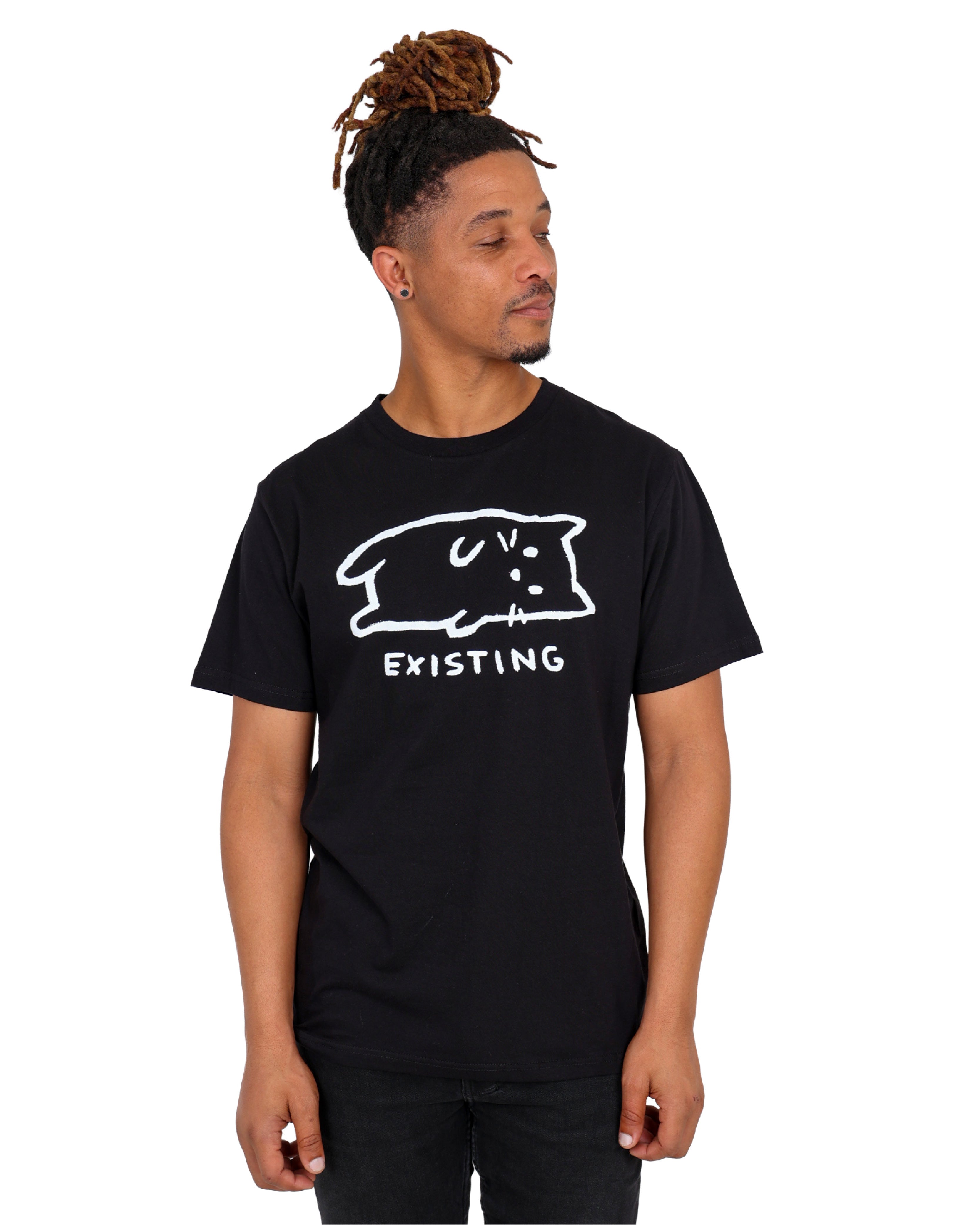 "Existing" Statement Graphic Short Sleeve T-Shirt