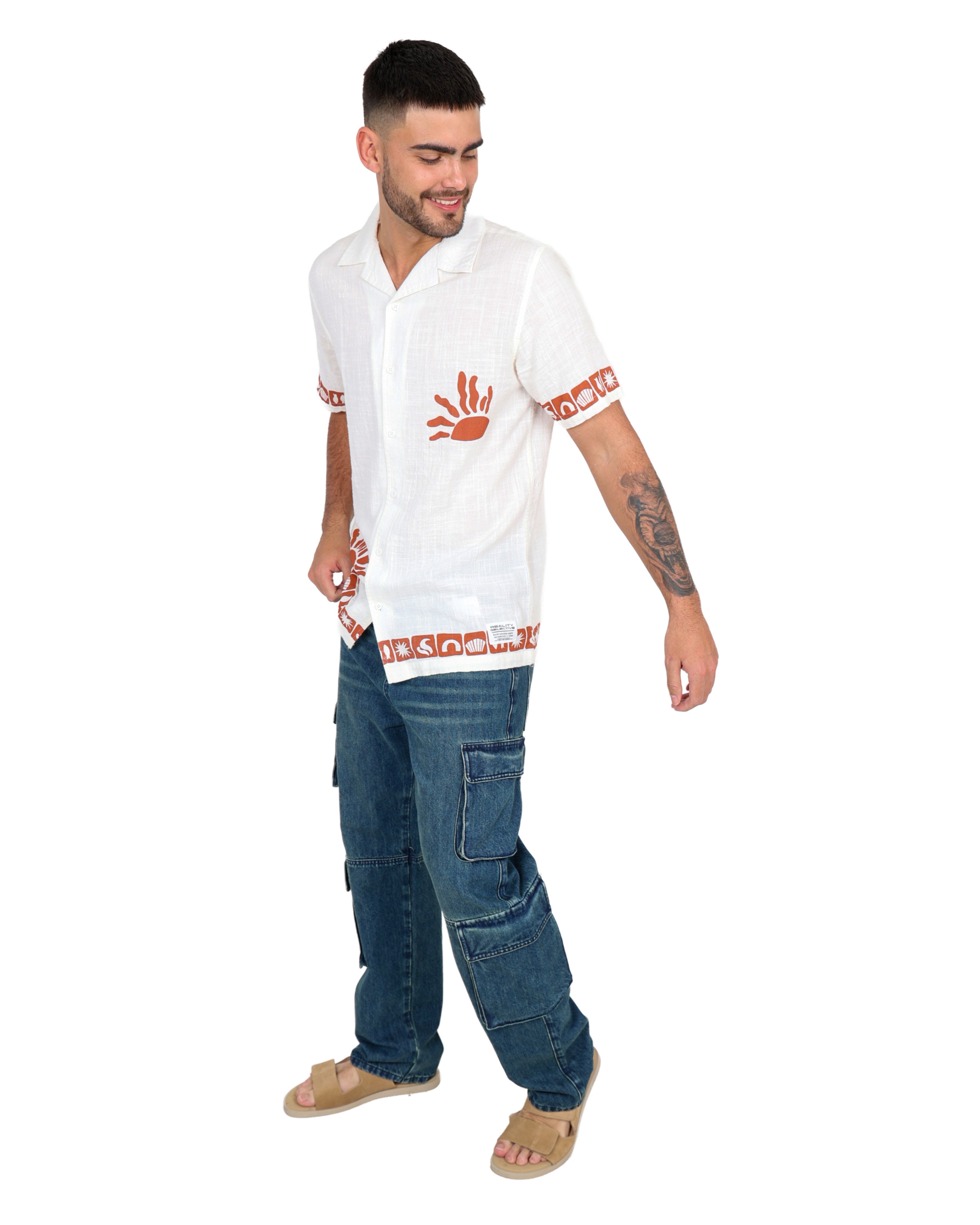 Dark Indigo Multi Pocket Relaxed Fit Jeans