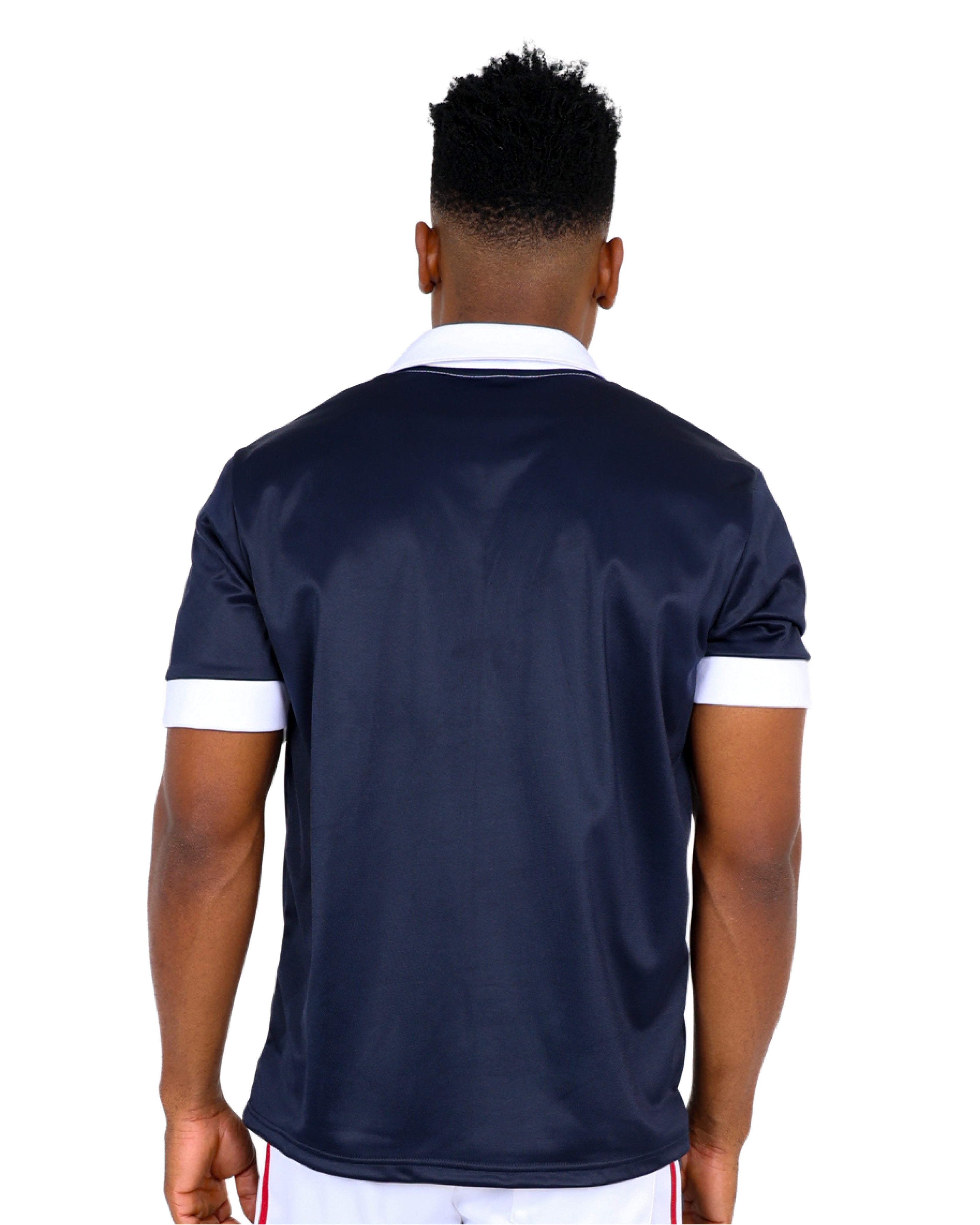 Short Sleeve Nautical Colour Block Golfer