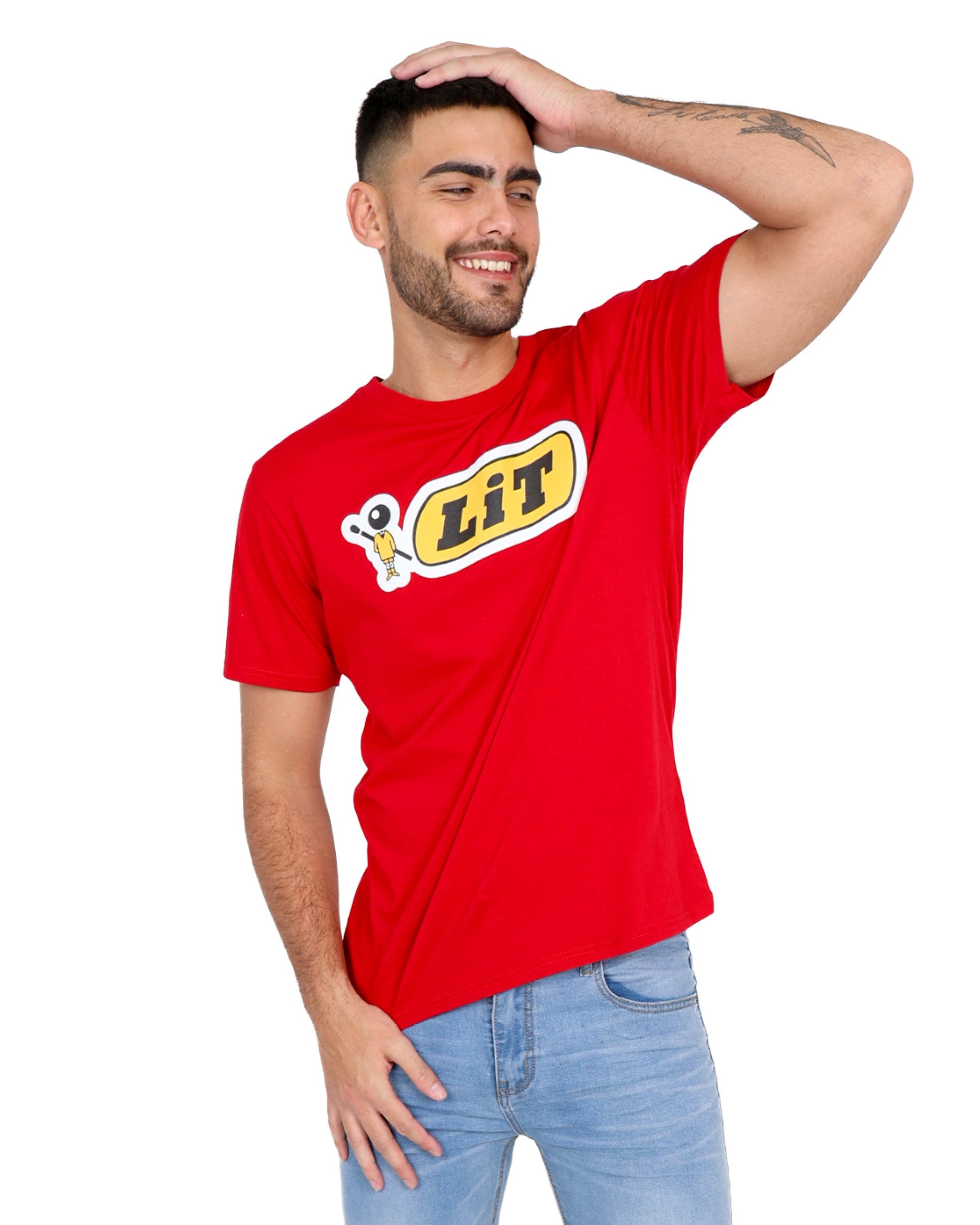Short Sleeve Red "LiT" T-Shirt