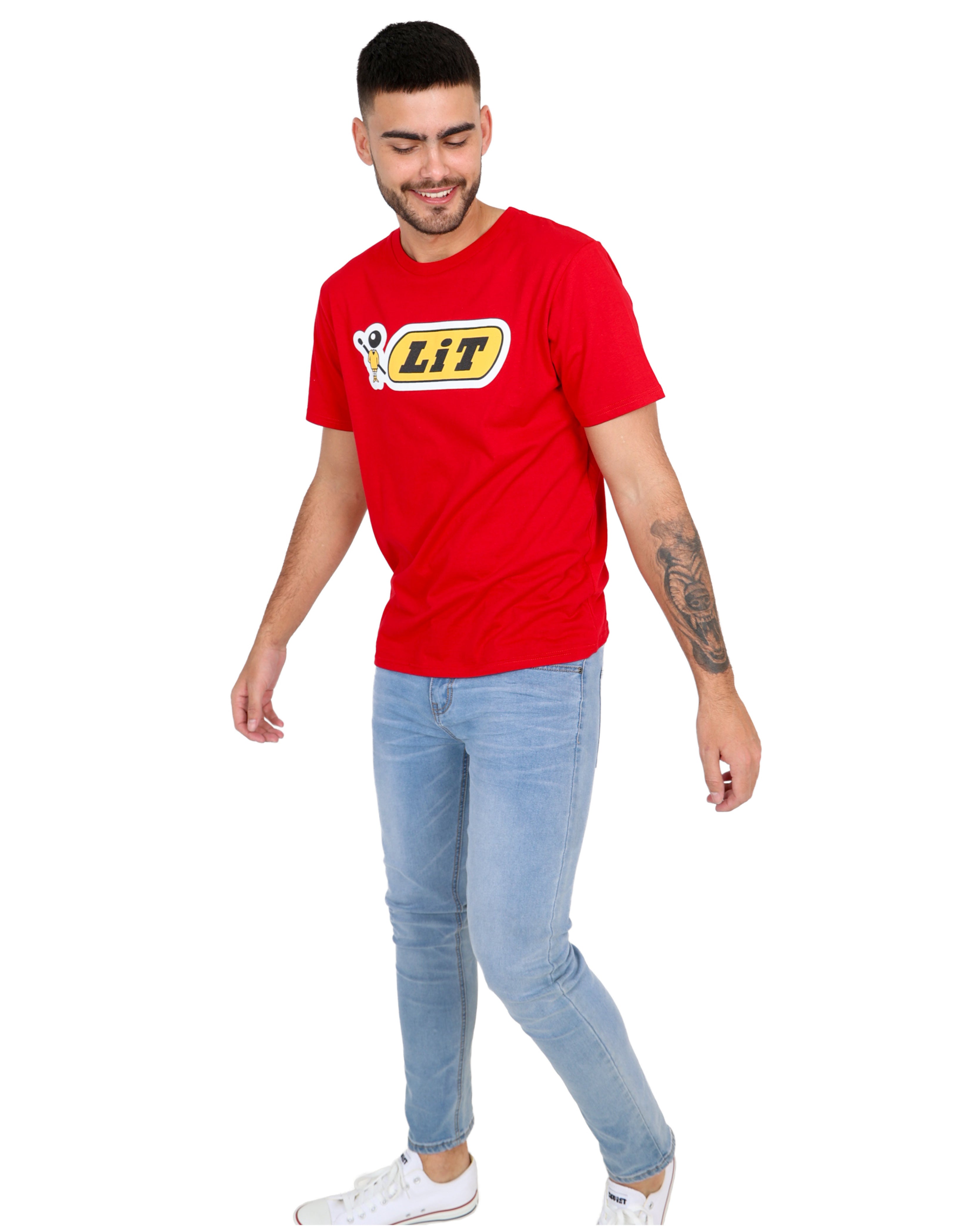 Short Sleeve Red "LiT" T-Shirt