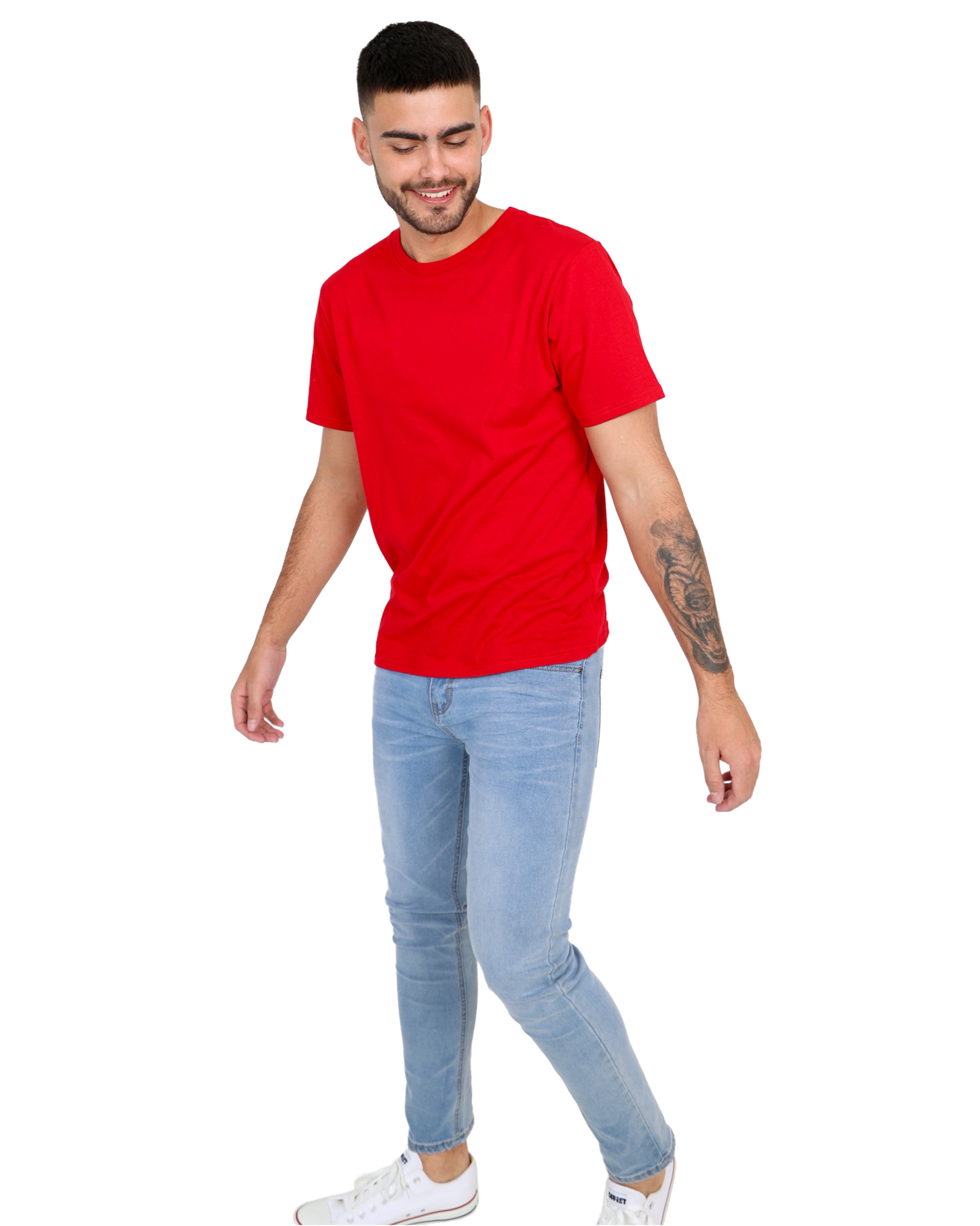 Plain Skinny Fit Light Indigo Jeans