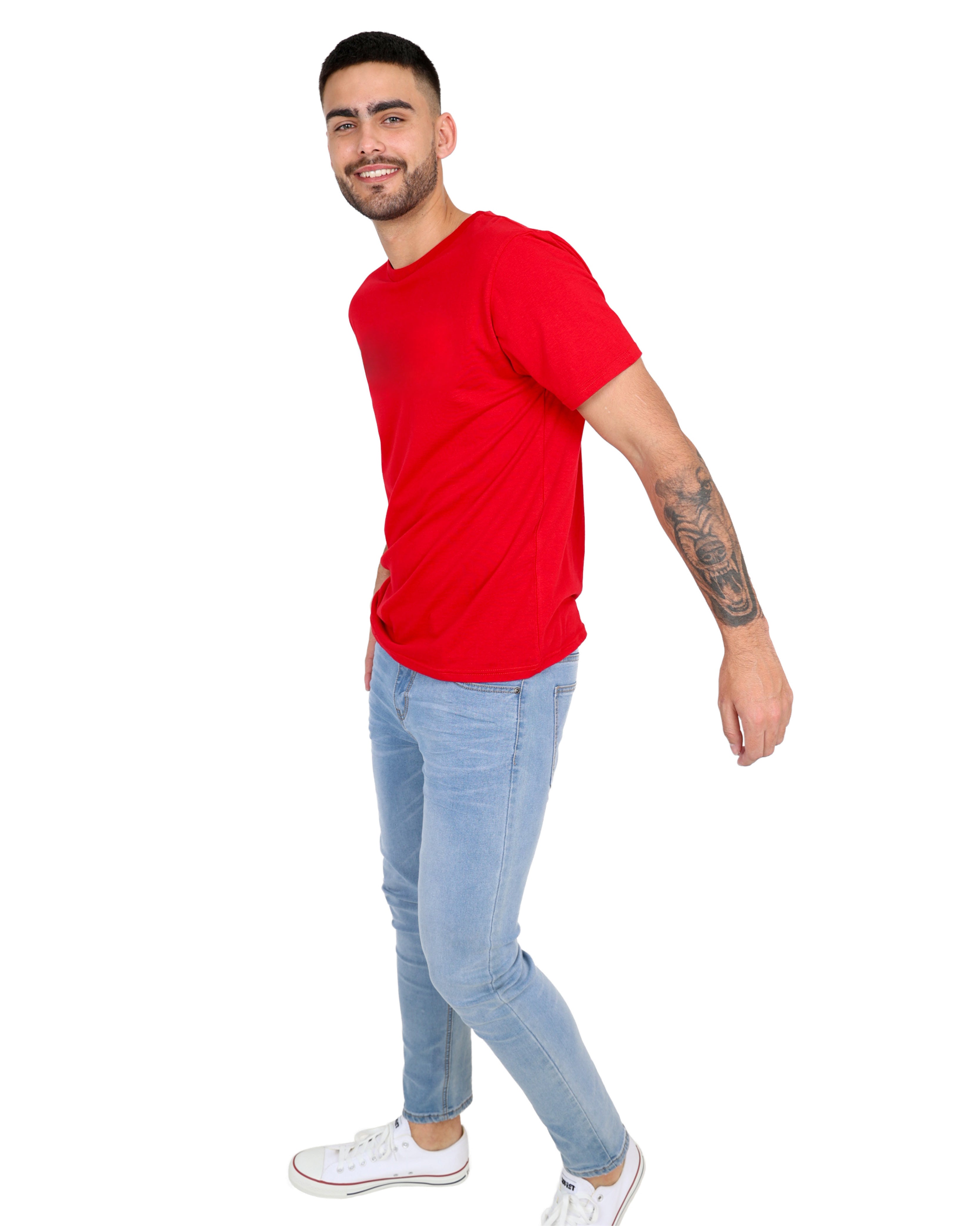 Plain Skinny Fit Light Indigo Jeans