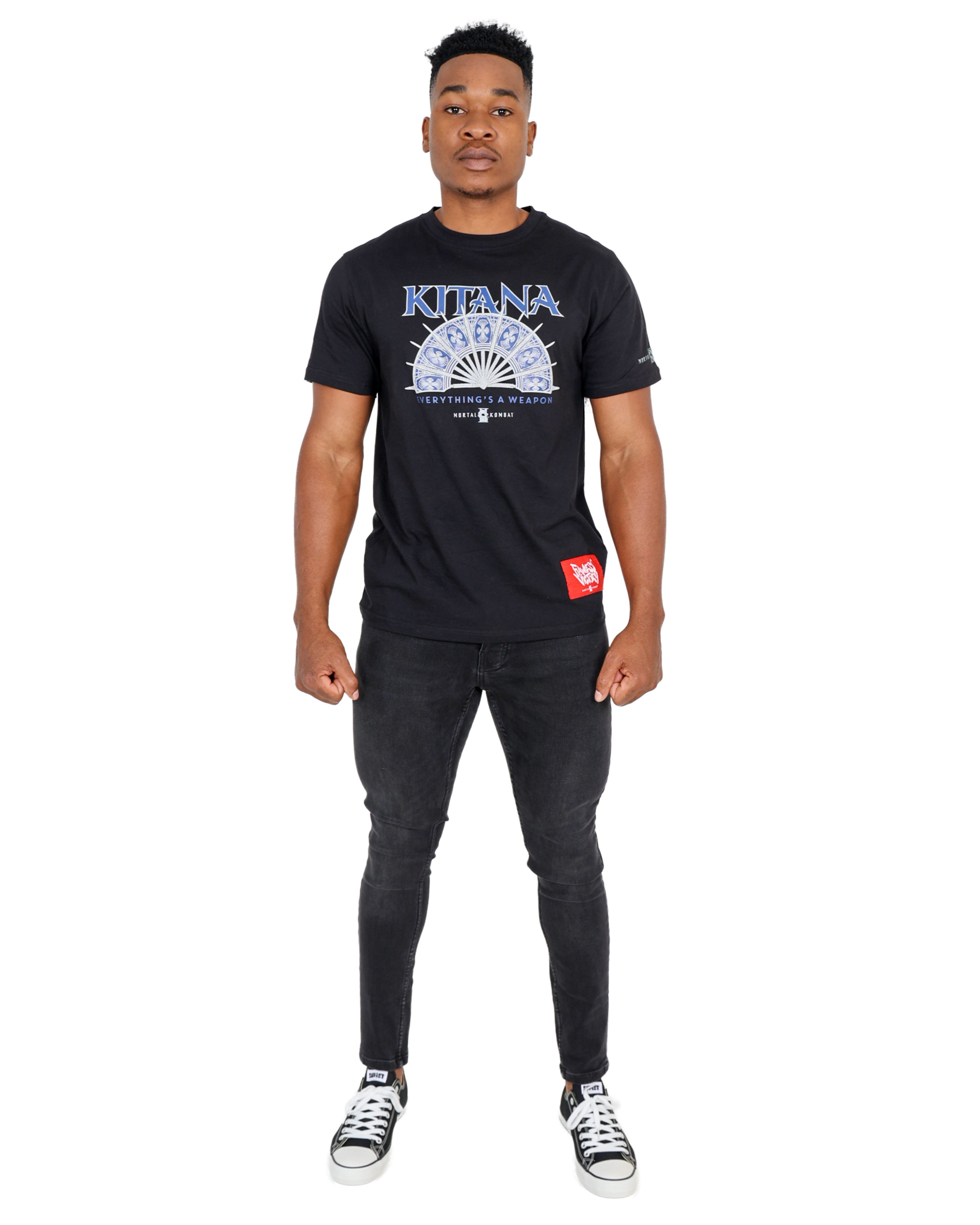 Mortal Kombat II - Kitana, 'Everything’s A Weapon’ Steel-Fan Graphic T-Shirt