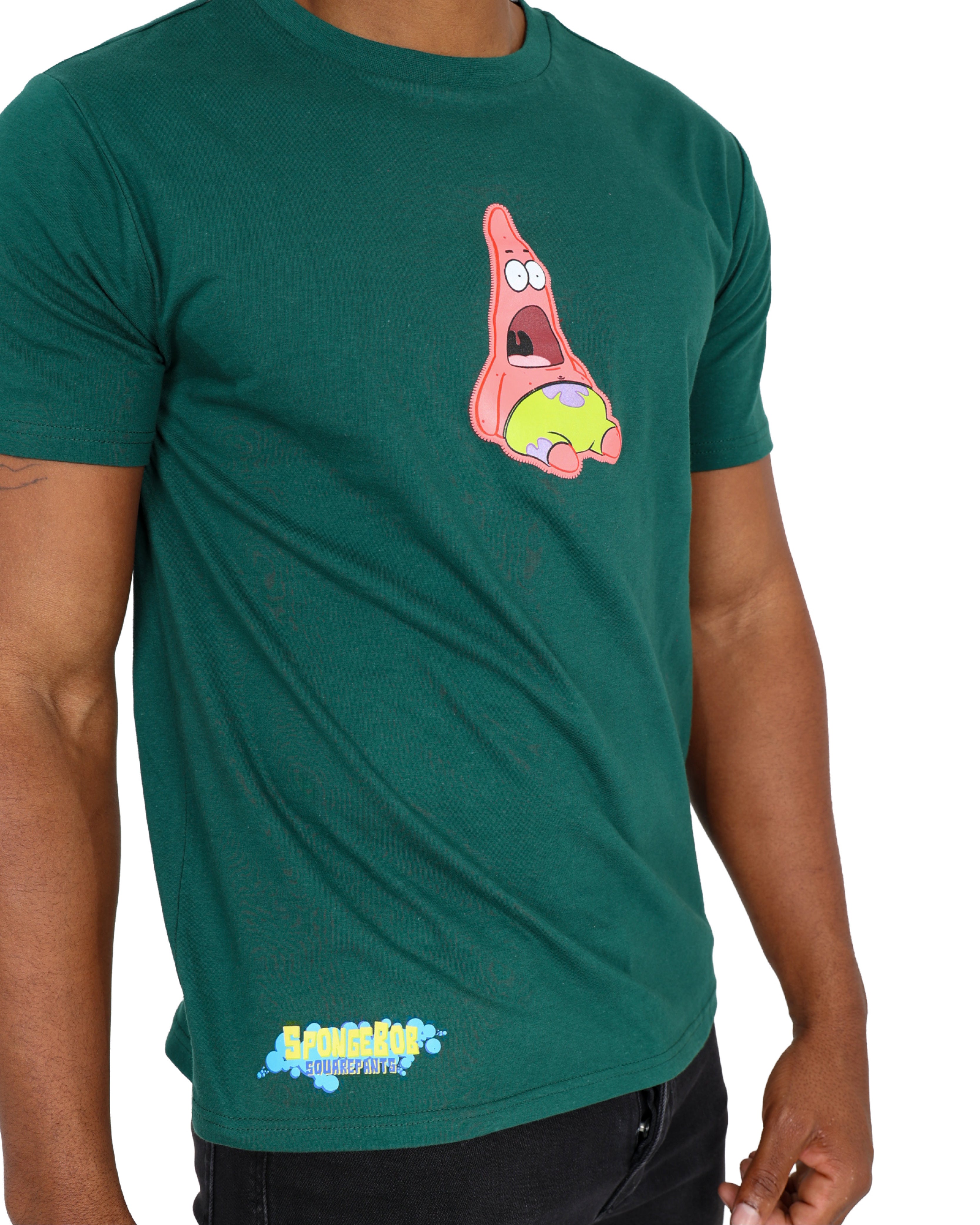 Short Sleeve Green Patrick Star Graphic T-Shirt