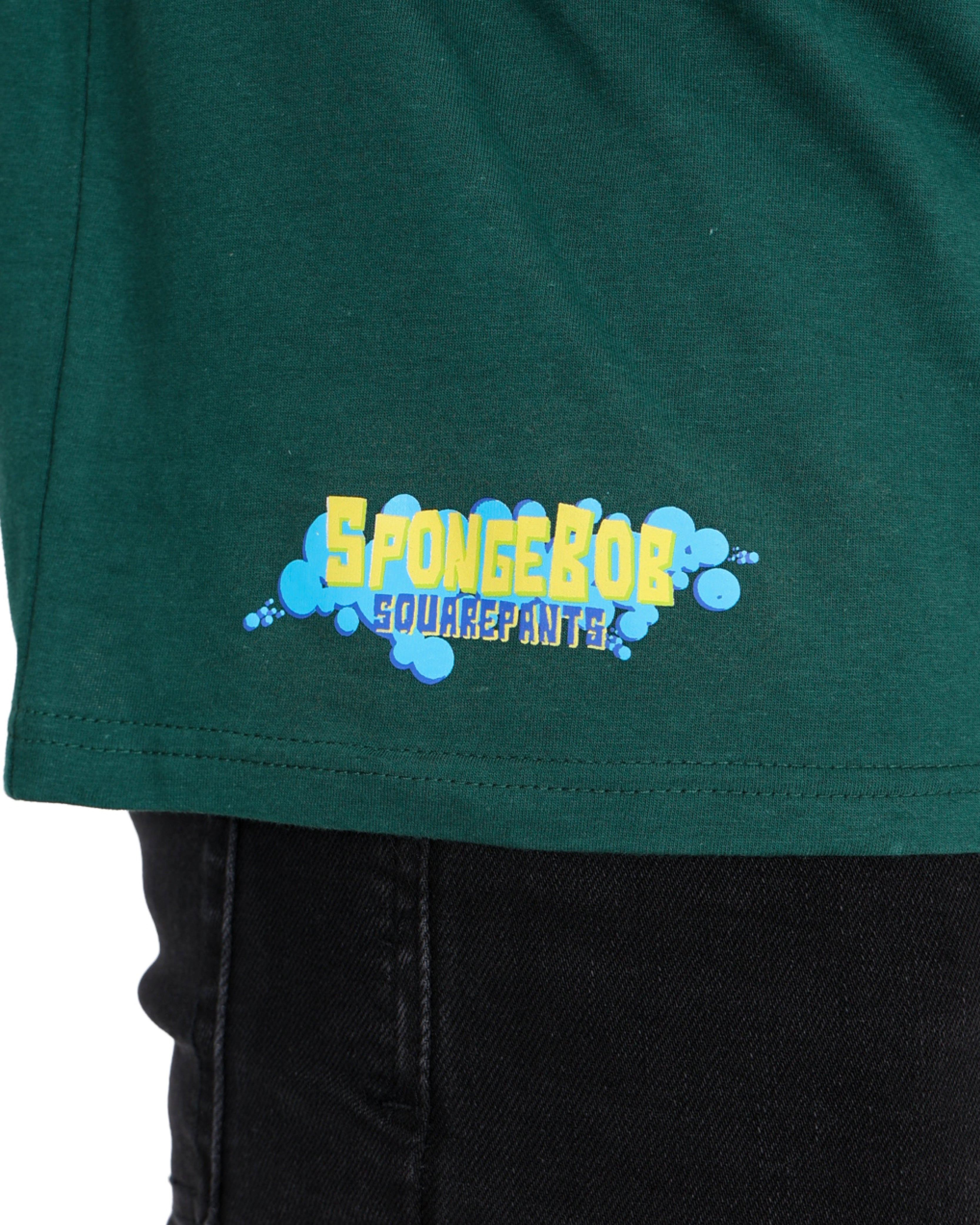 Short Sleeve Green Patrick Star Graphic T-Shirt