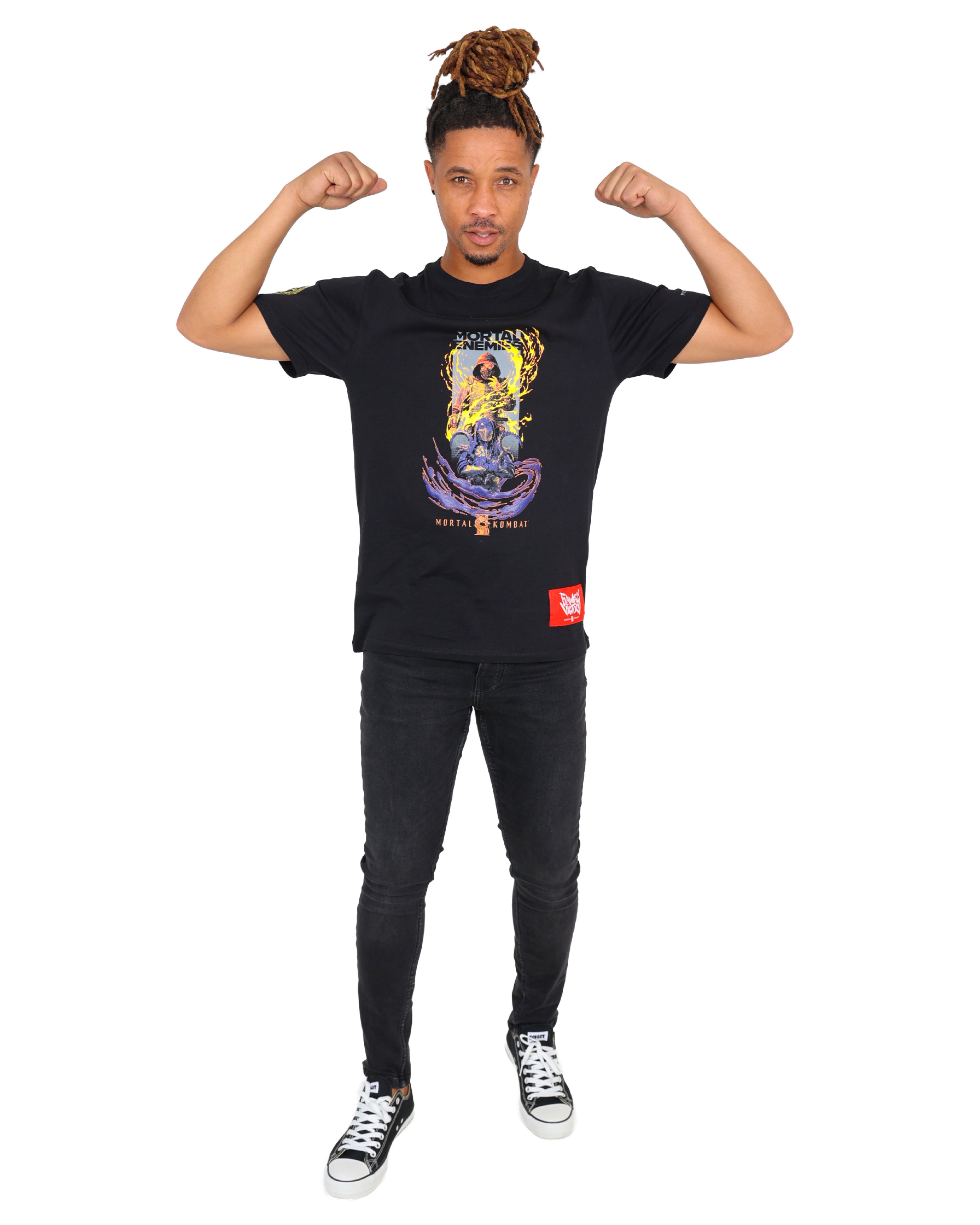 Mortal Kombat II Mortal Enemies - Scorpion & Noob-Saibot Graphic T-Shirt