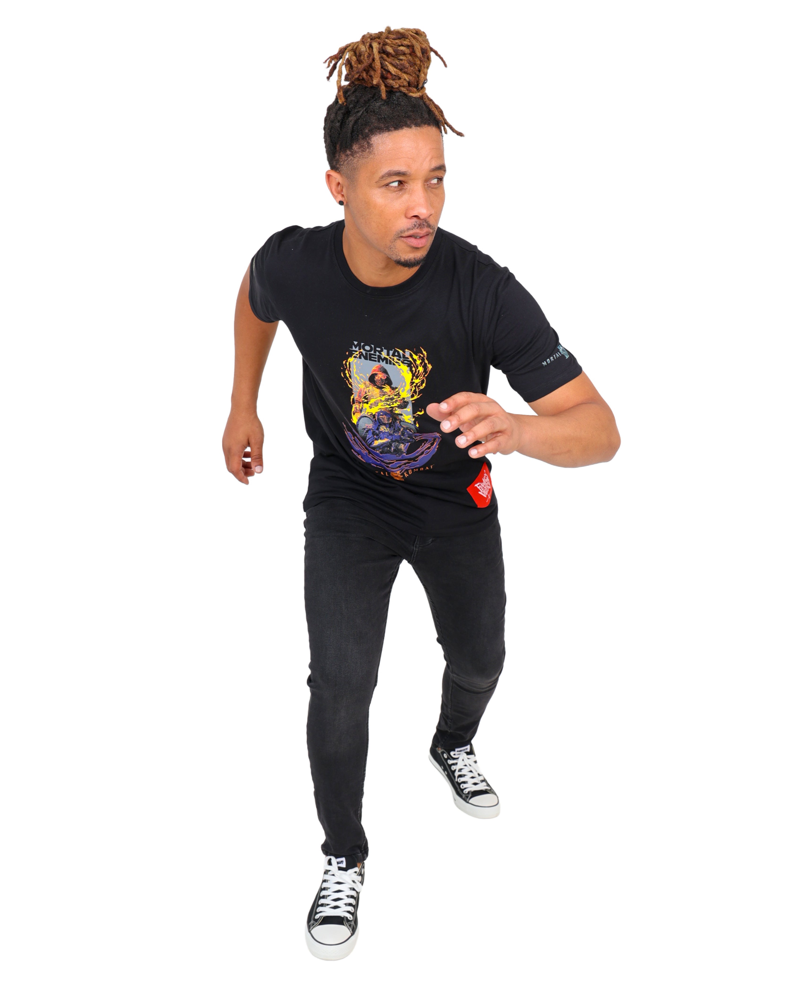 Mortal Kombat II Mortal Enemies - Scorpion & Noob-Saibot Graphic T-Shirt