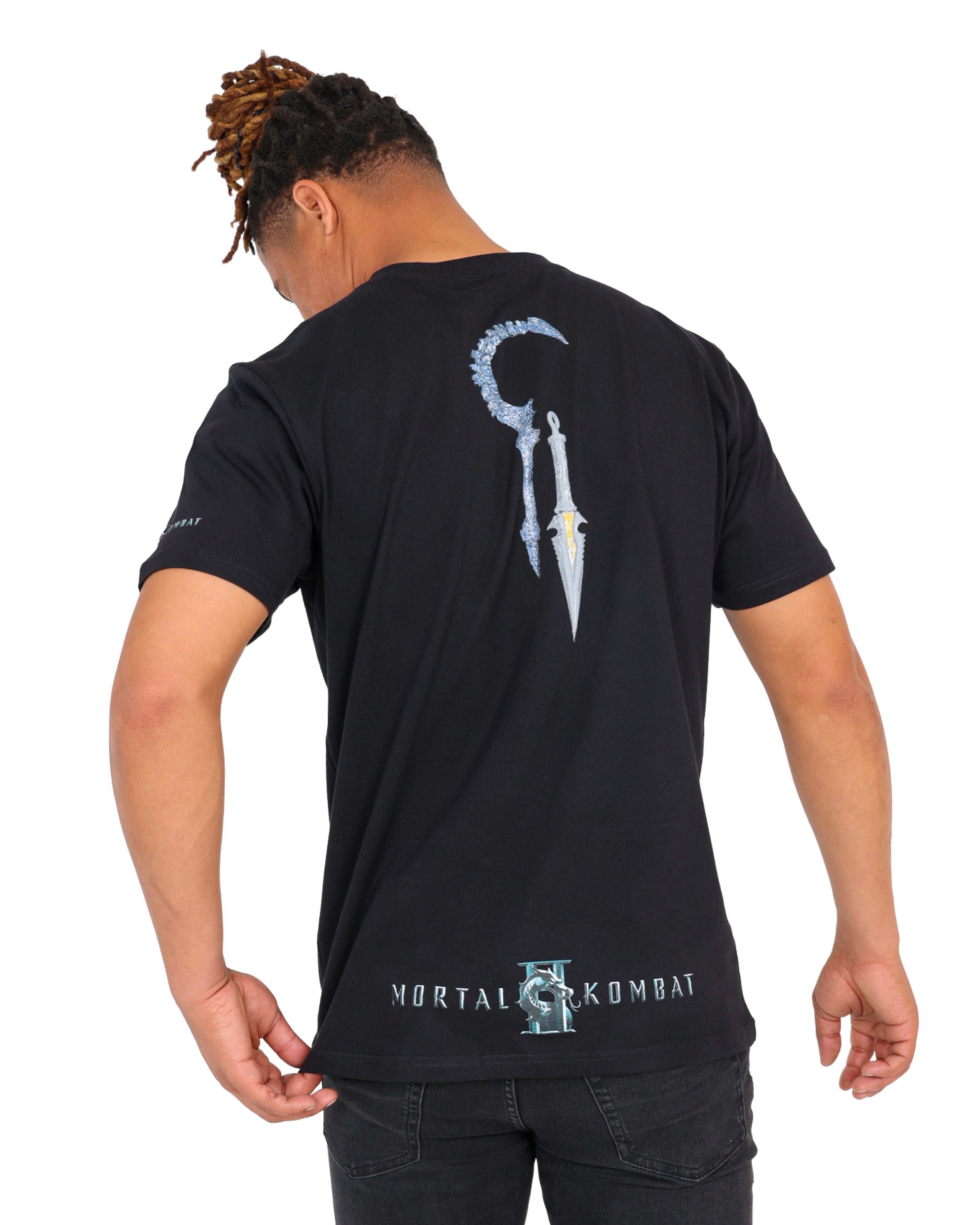 Mortal Kombat II Mortal Enemies - Scorpion & Noob-Saibot Graphic T-Shirt