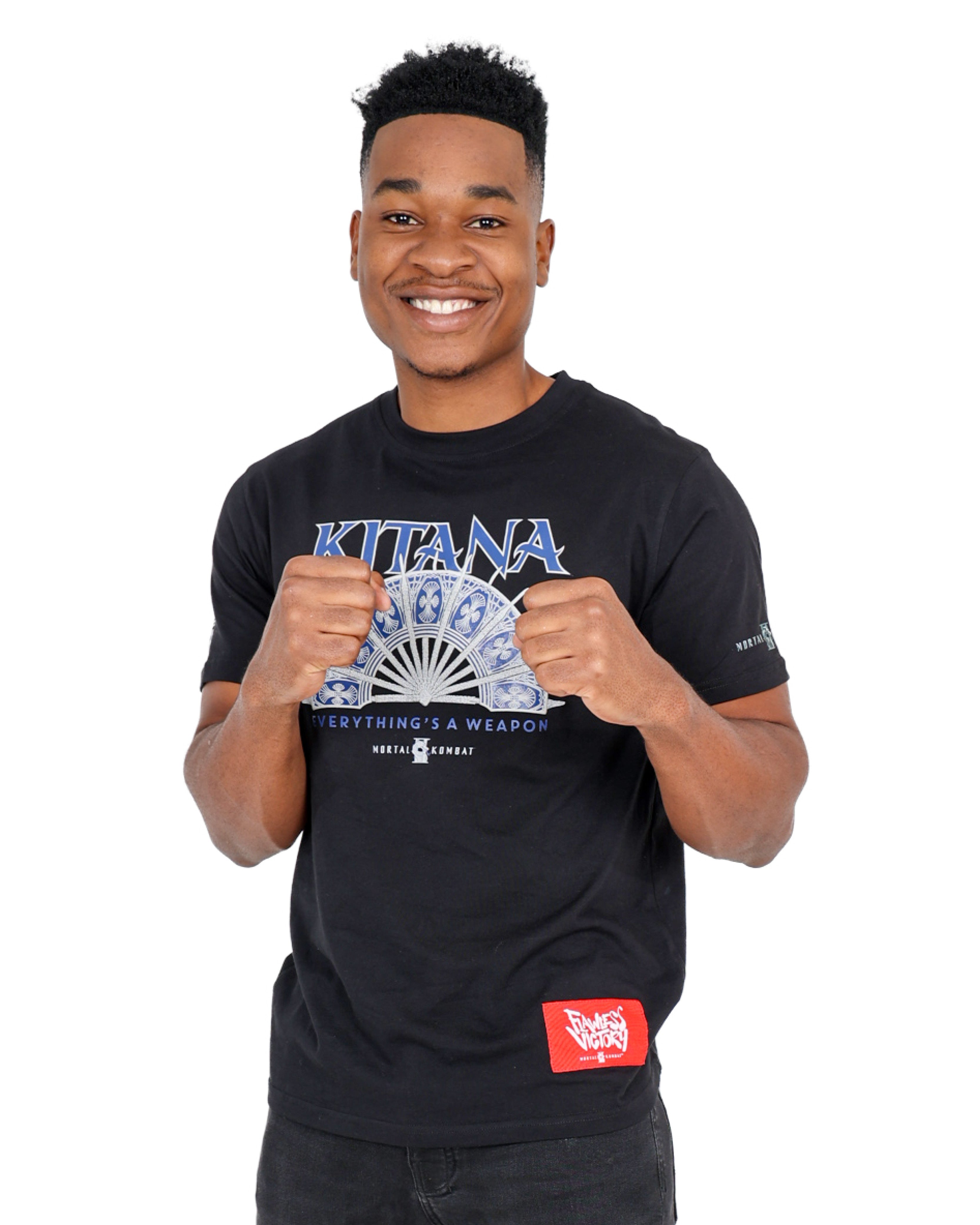 Mortal Kombat II - Kitana, 'Everything’s A Weapon’ Steel-Fan Graphic T-Shirt