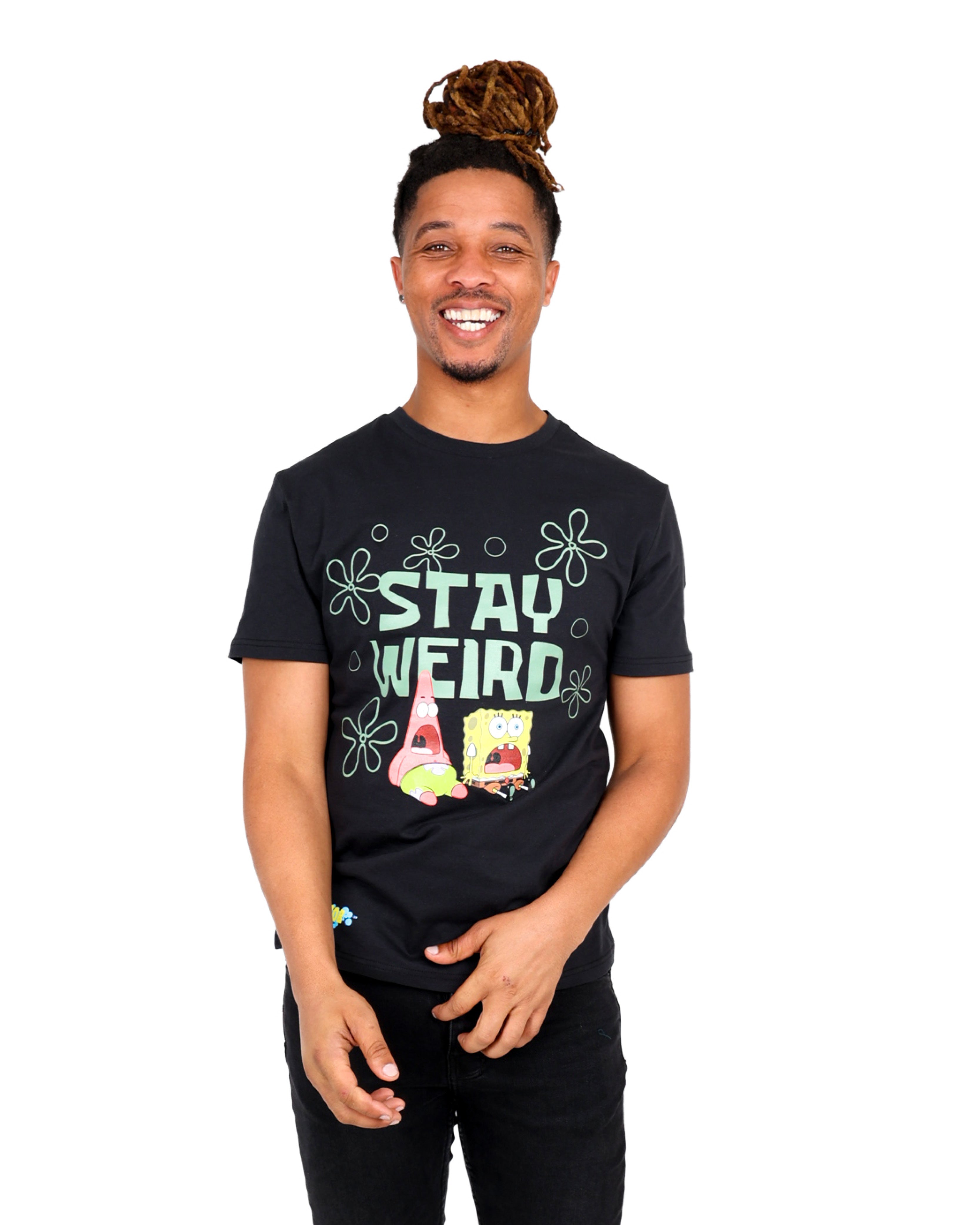 Short Sleeve Stay Weird Spongebob T-Shirt