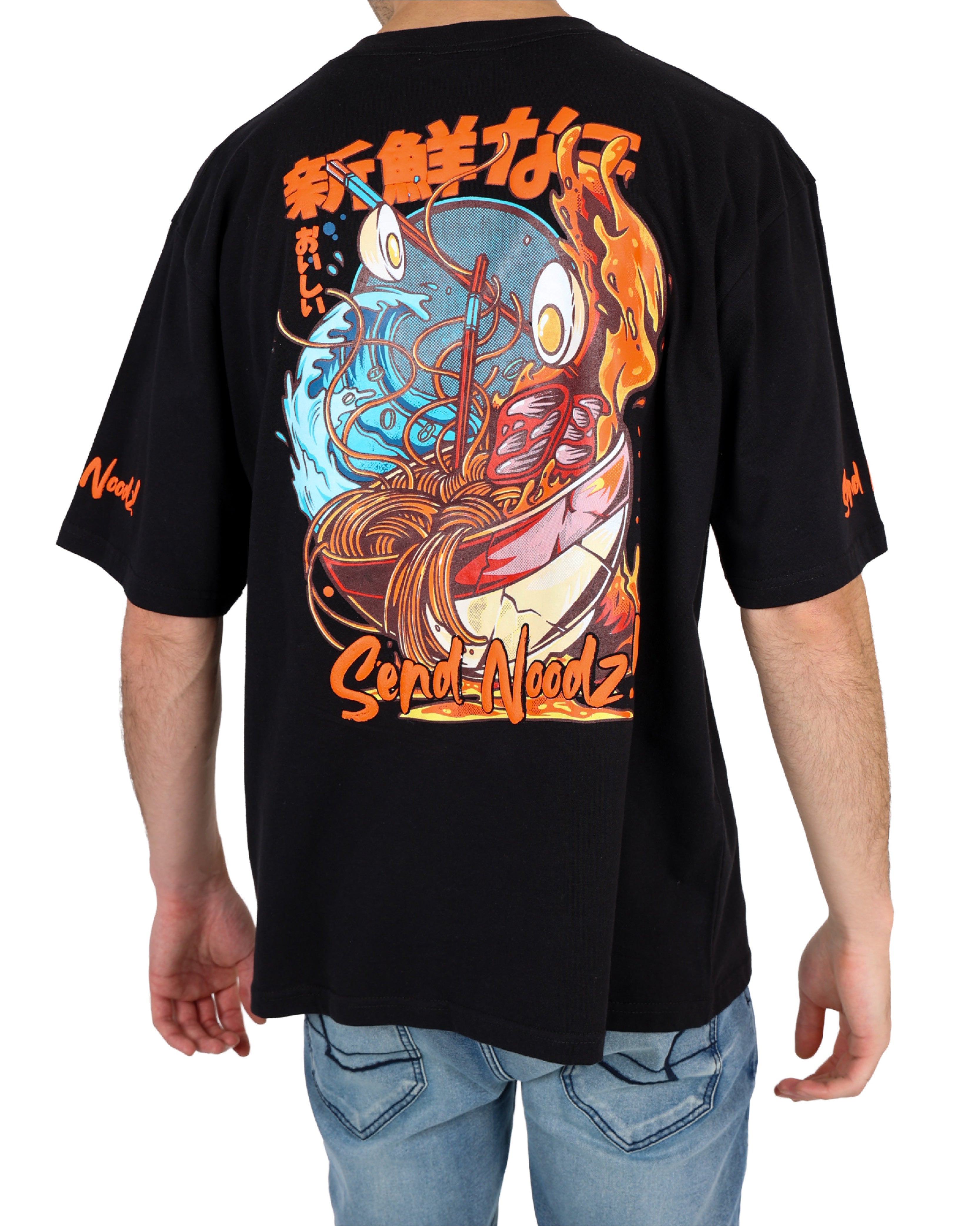 Ramen Graphic Print Short Sleeve T-Shirt