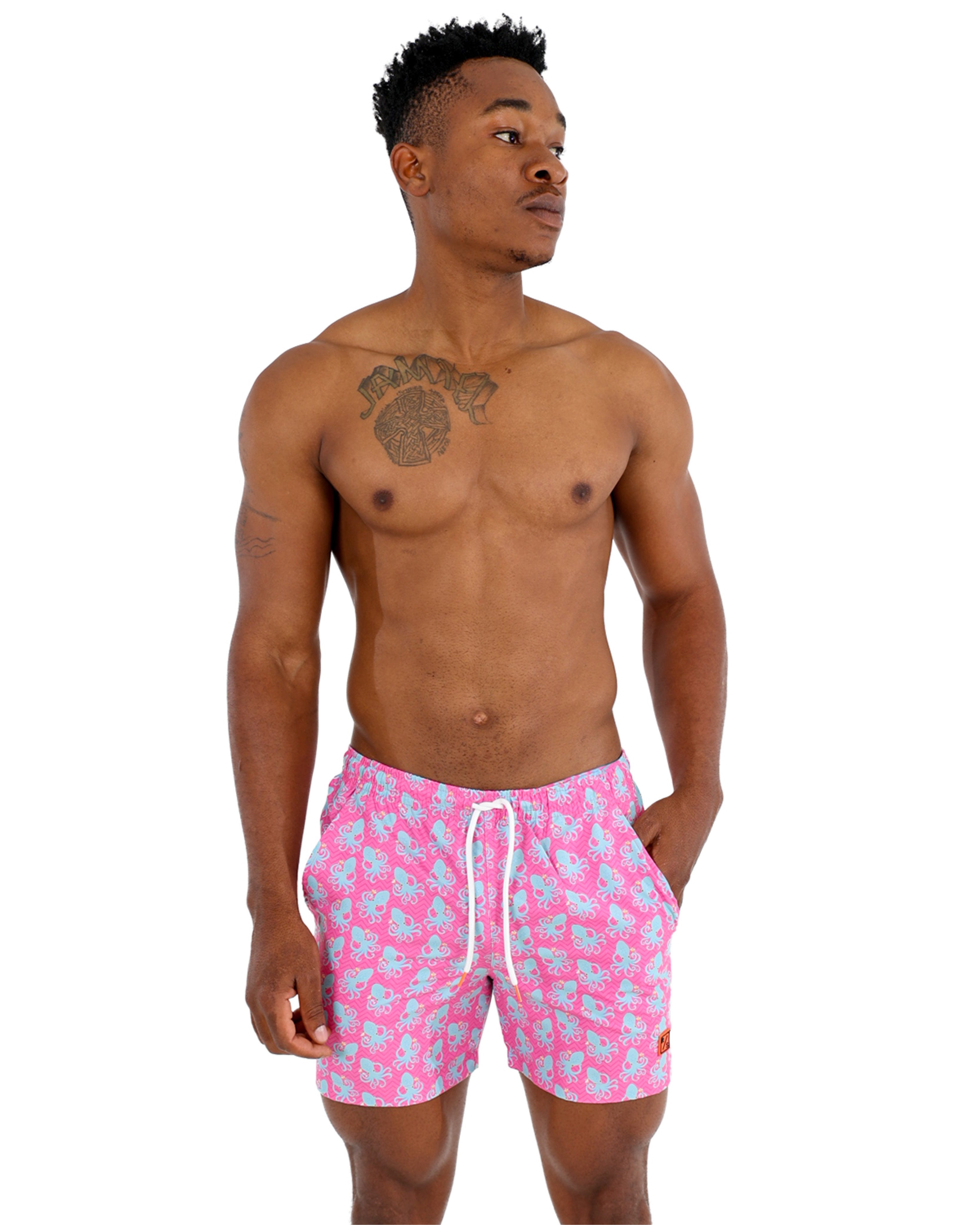 Octopus Print Swim Shorts