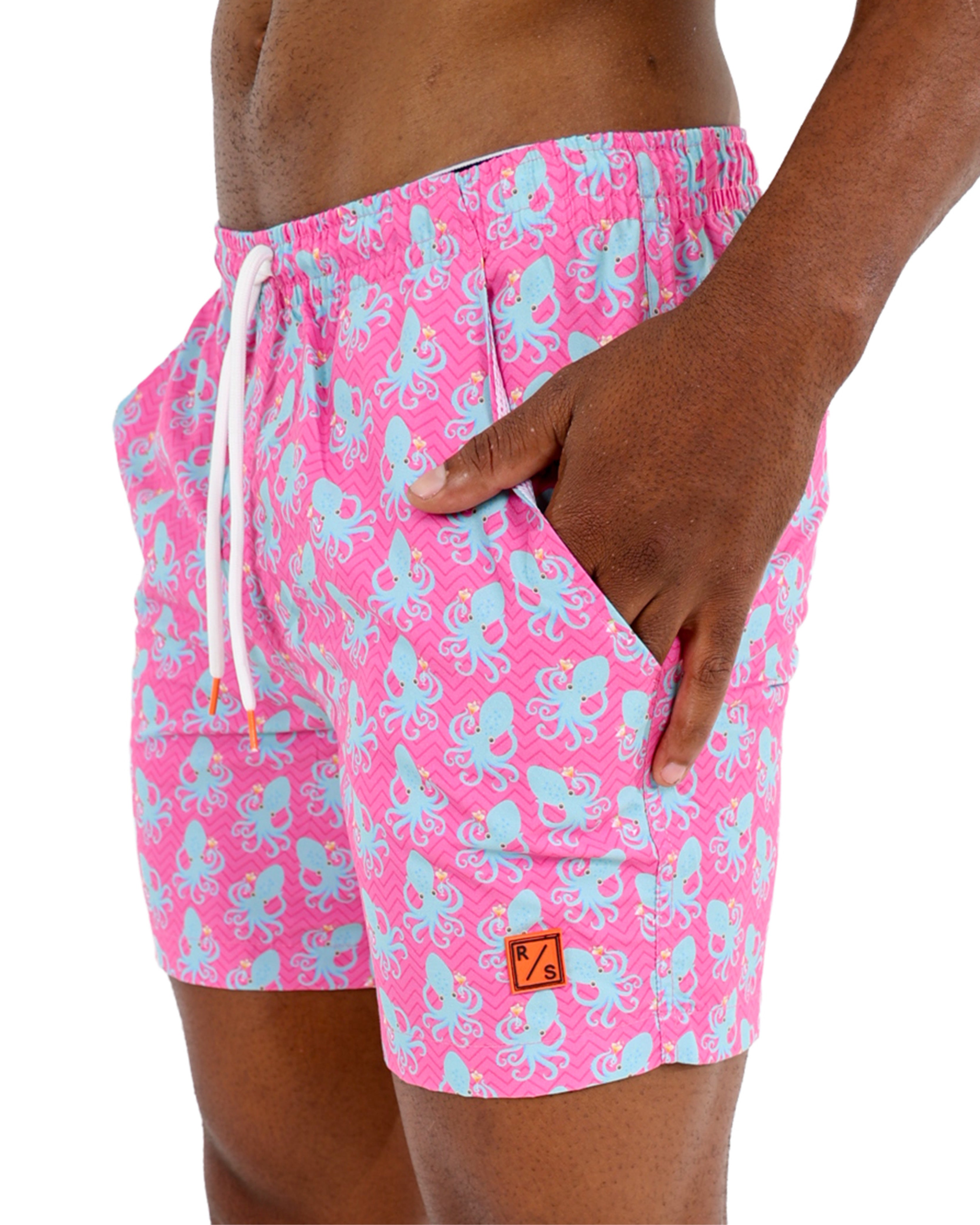 Octopus Print Swim Shorts