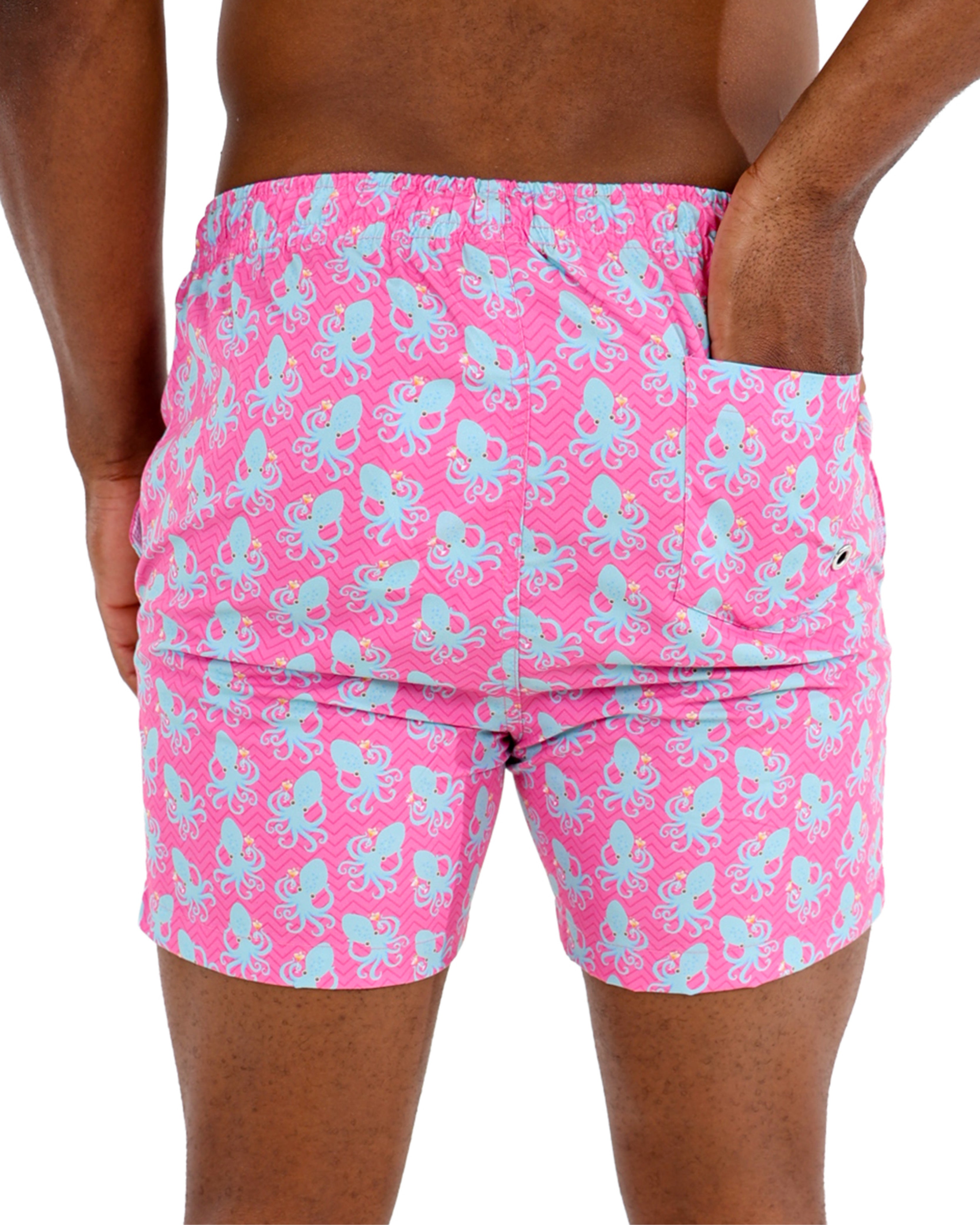 Octopus Print Swim Shorts