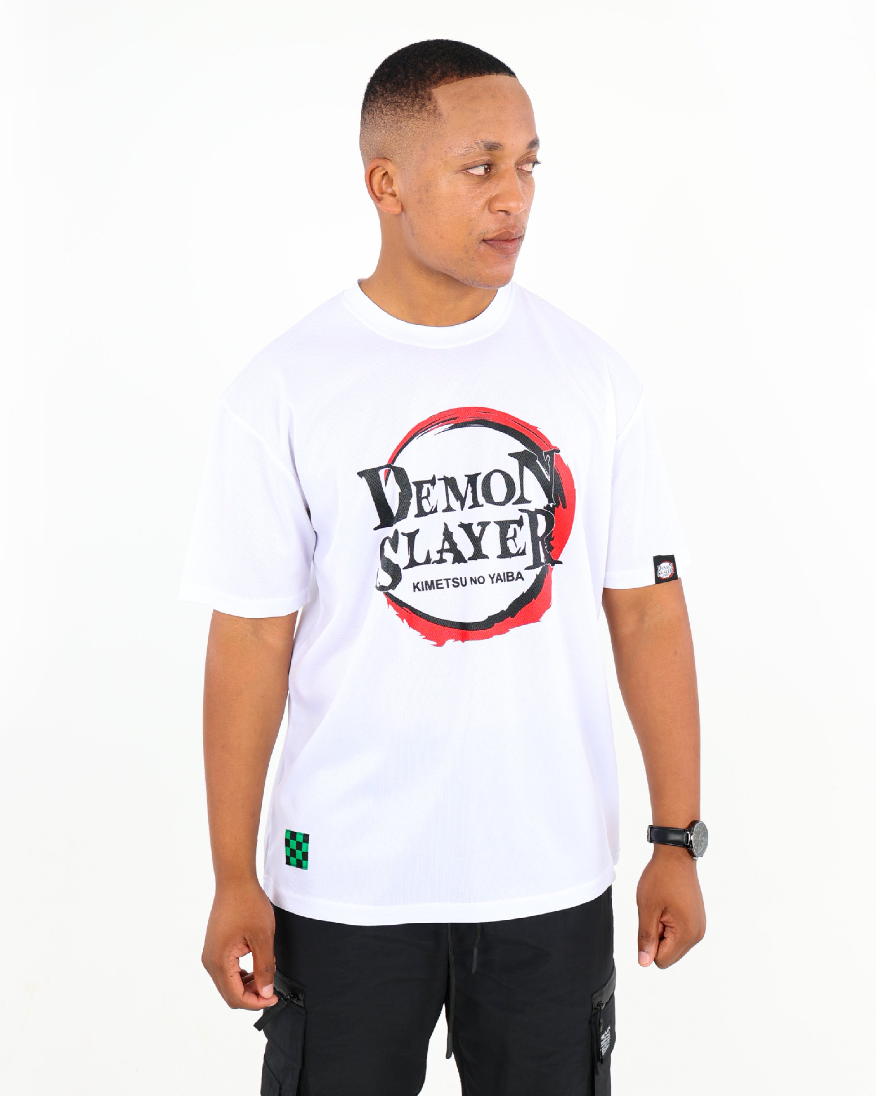 Demon Slayer Logo T-Shirt + FREE Tanjiro Standee & Keyring