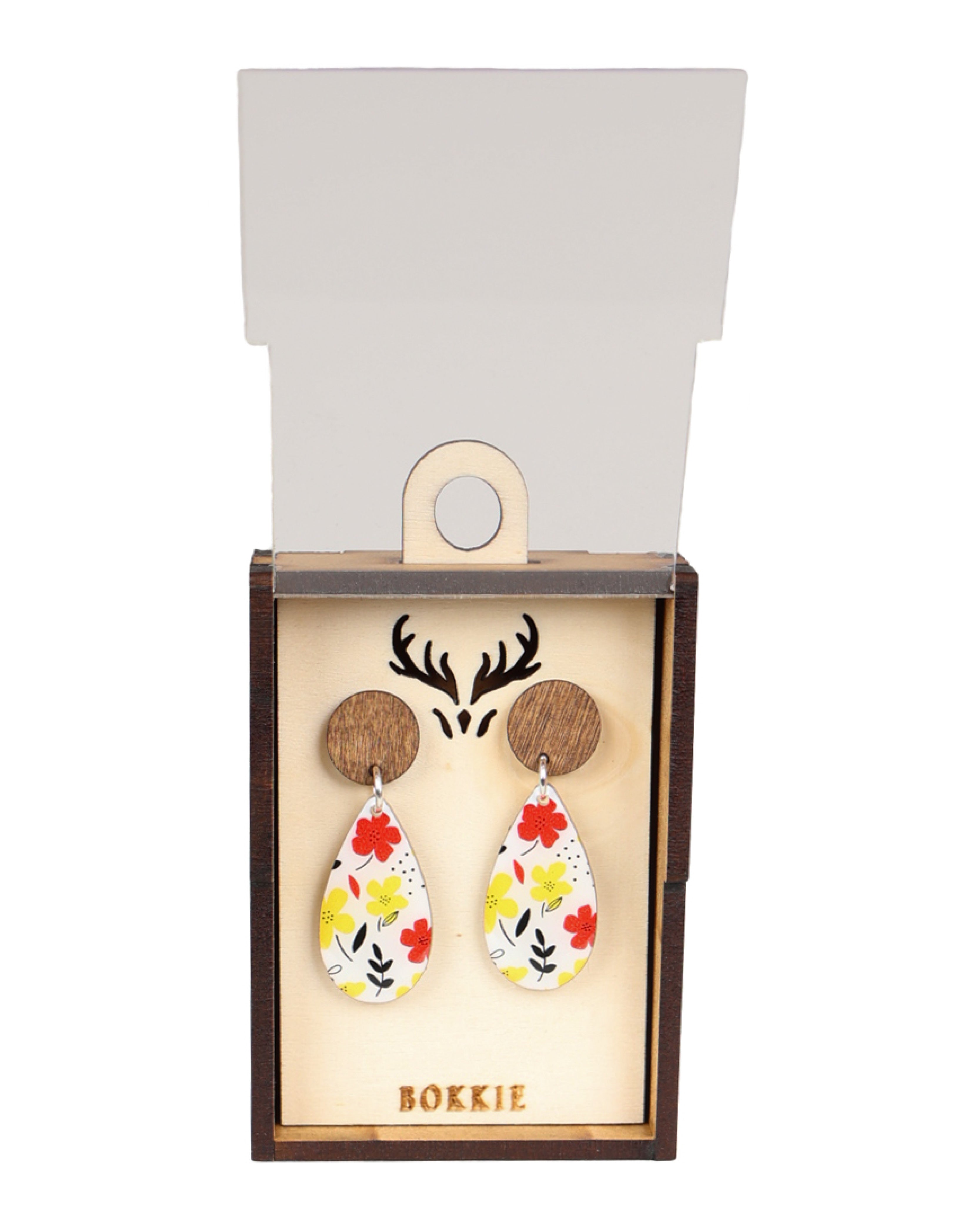 Spring Floral Drop Earrings