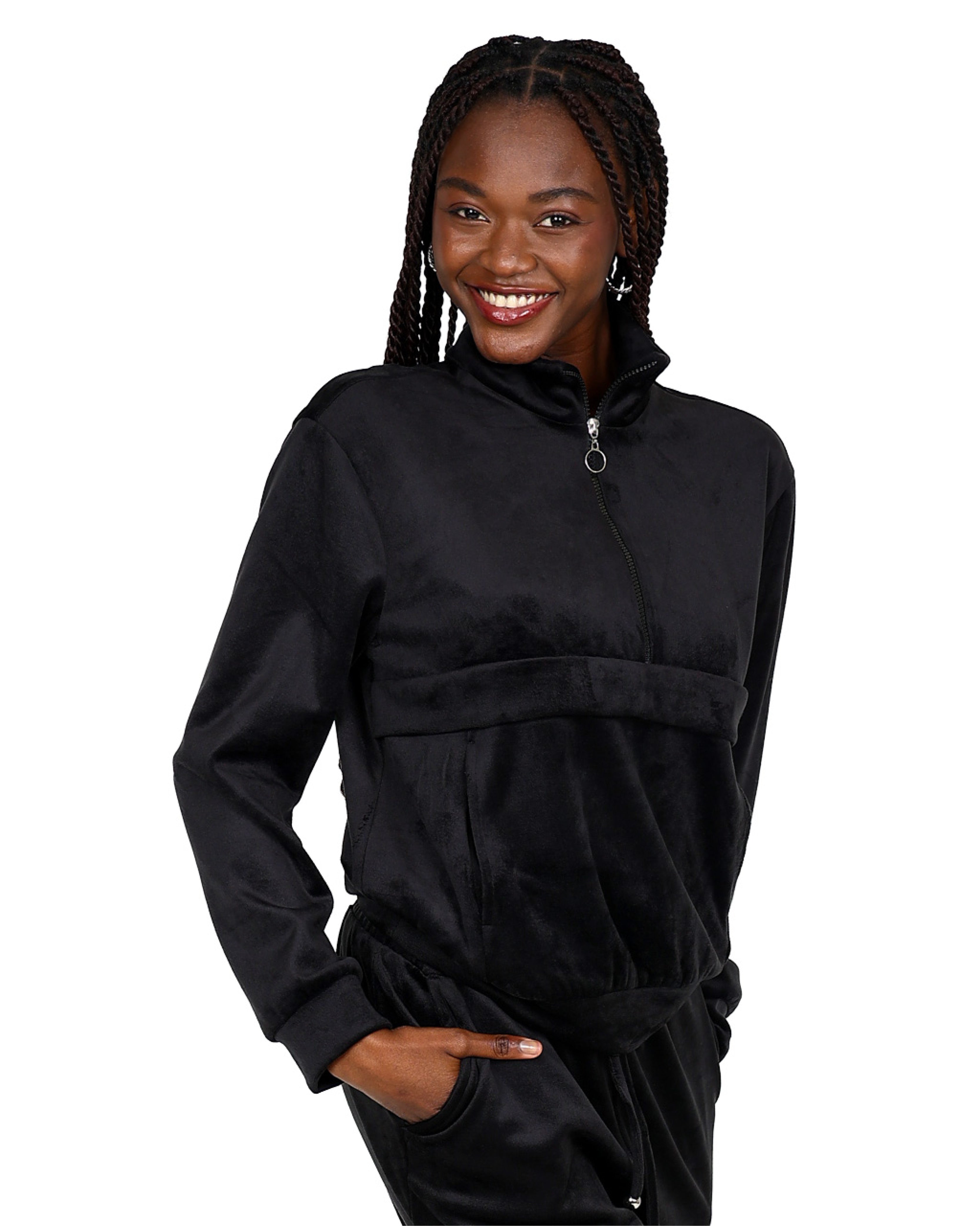 Velvet 1/4 Zip Active Top