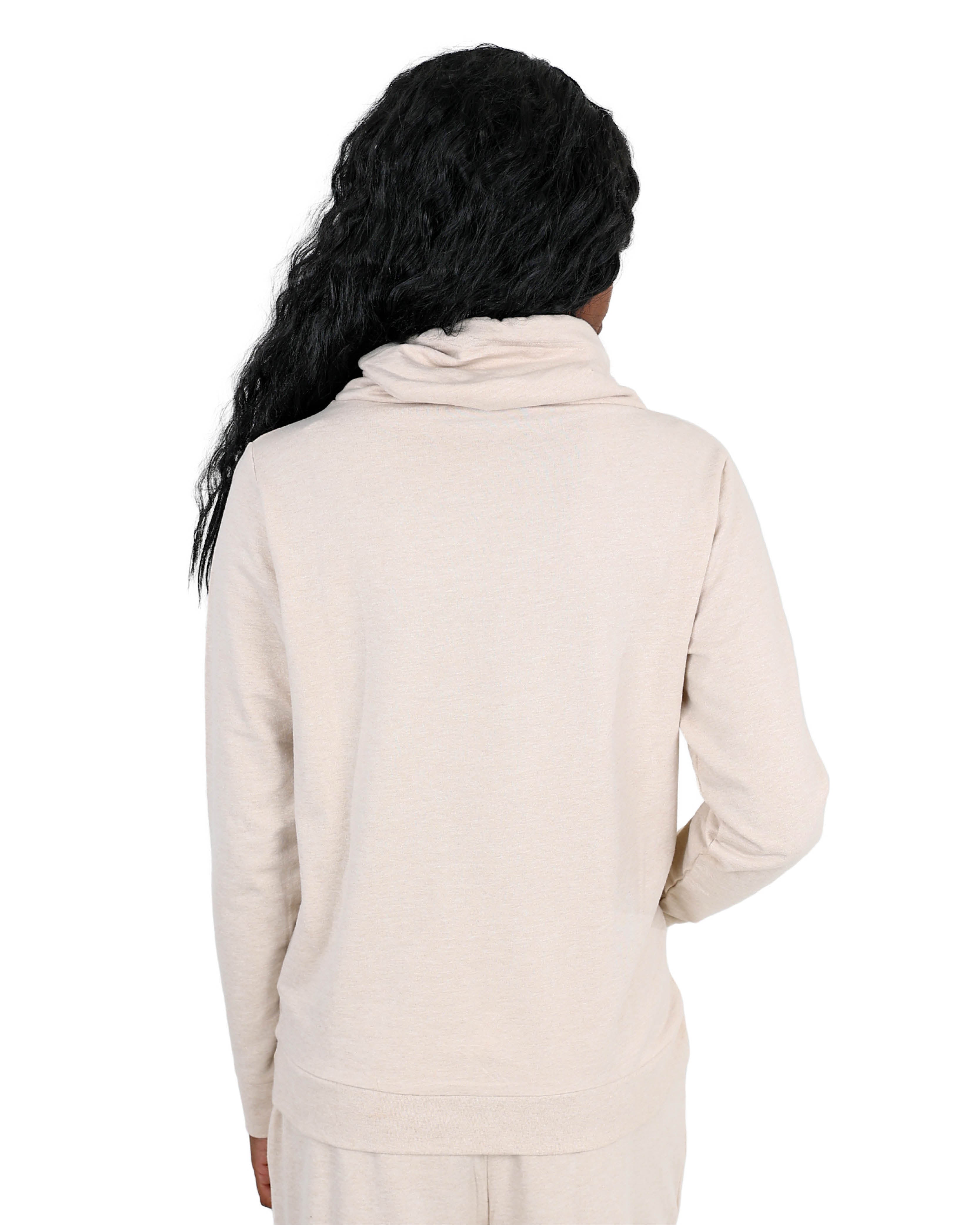 Long Sleeve Cowl Neck Active Top