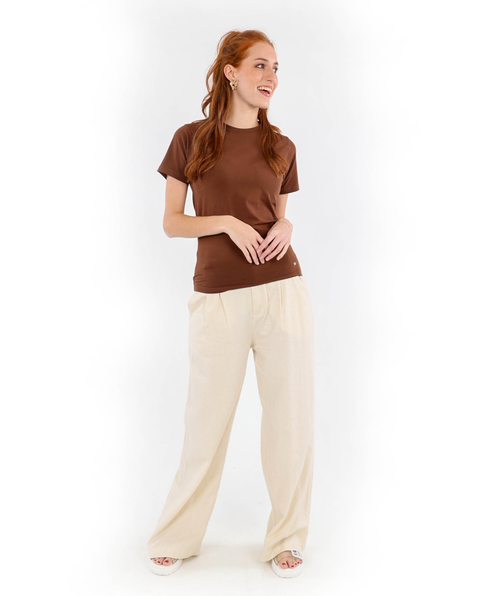 Chocolate Crew Neck T-Shirt