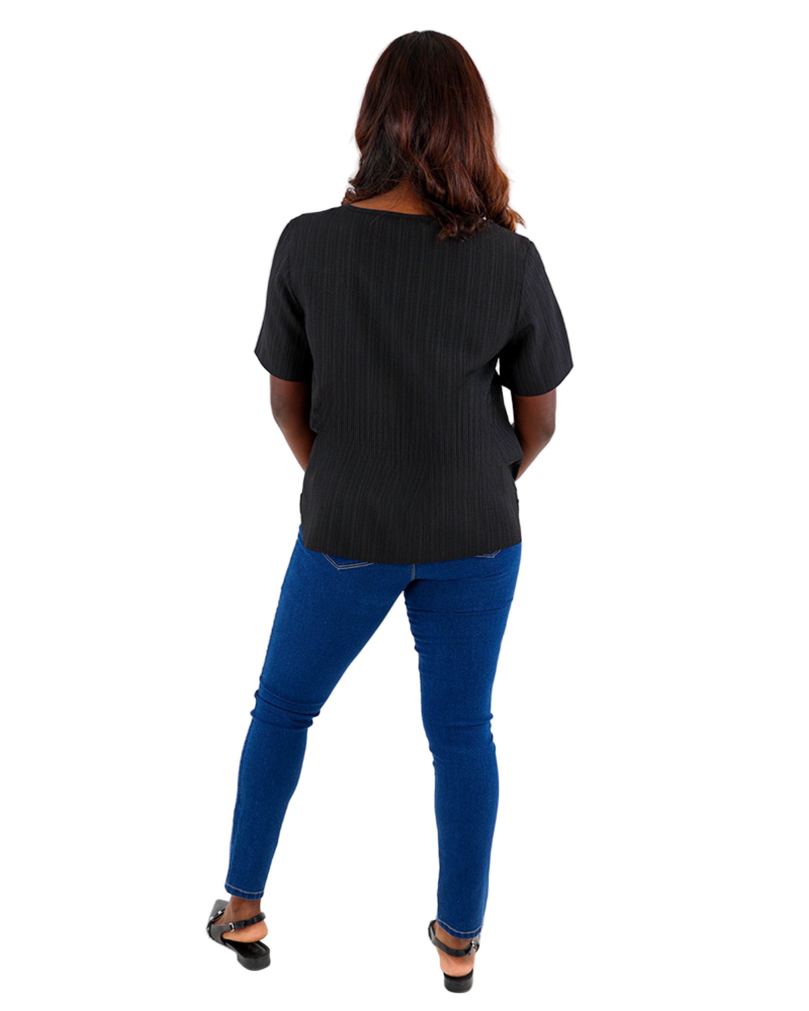 Dark Indigo Tube Skinny Jeans