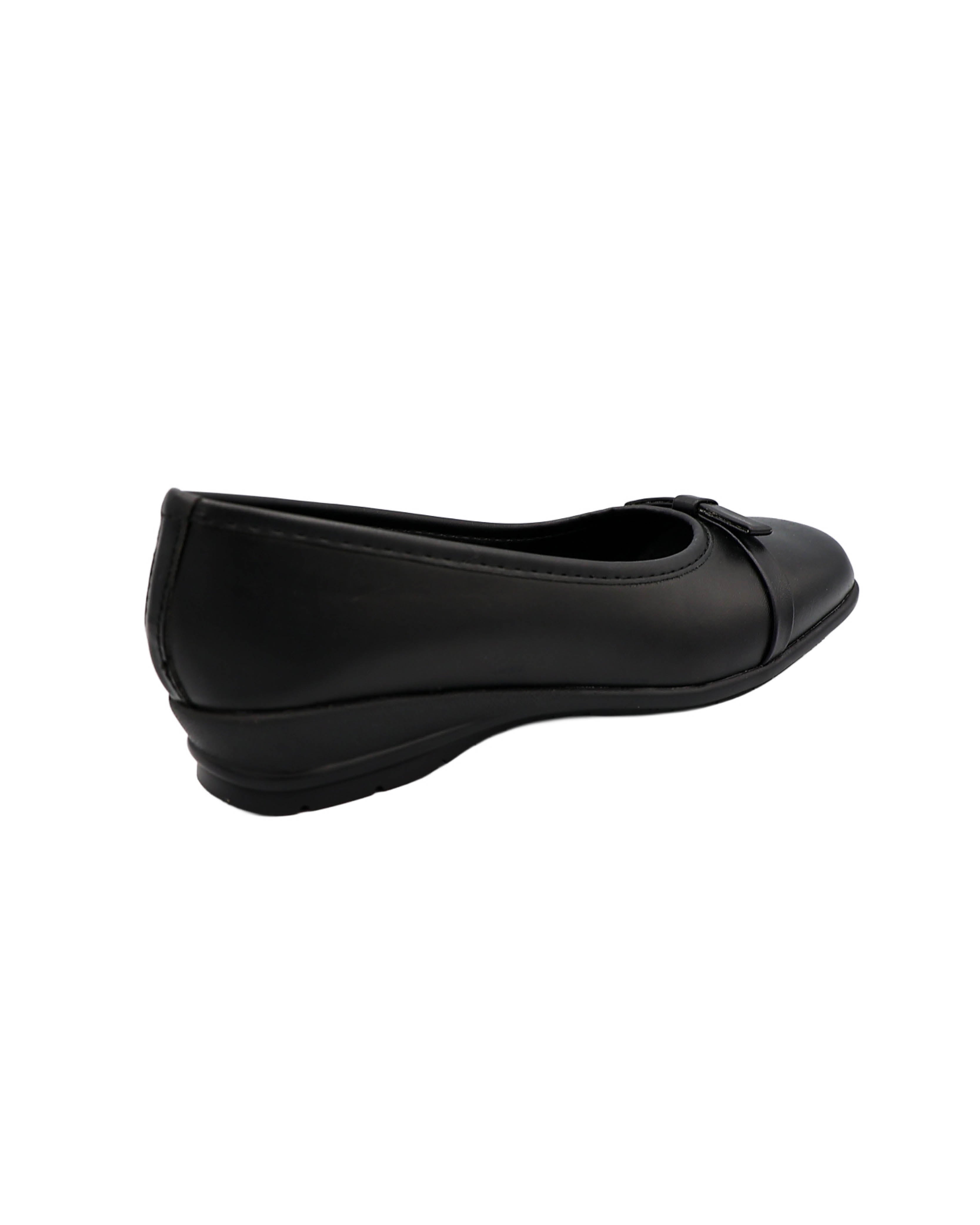 Overlay Bow Detail Wedge Pumps