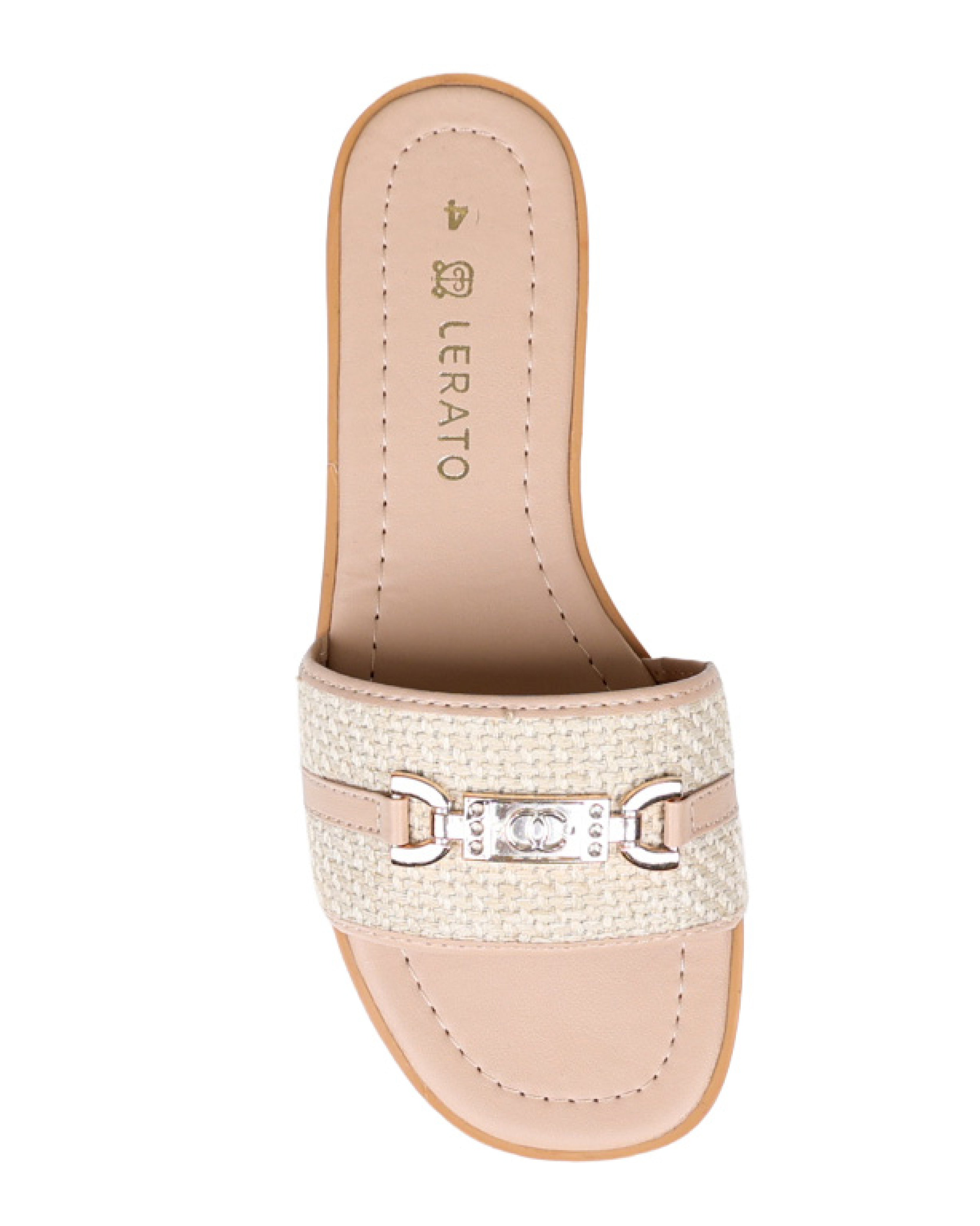 Embellished Fabric Mule