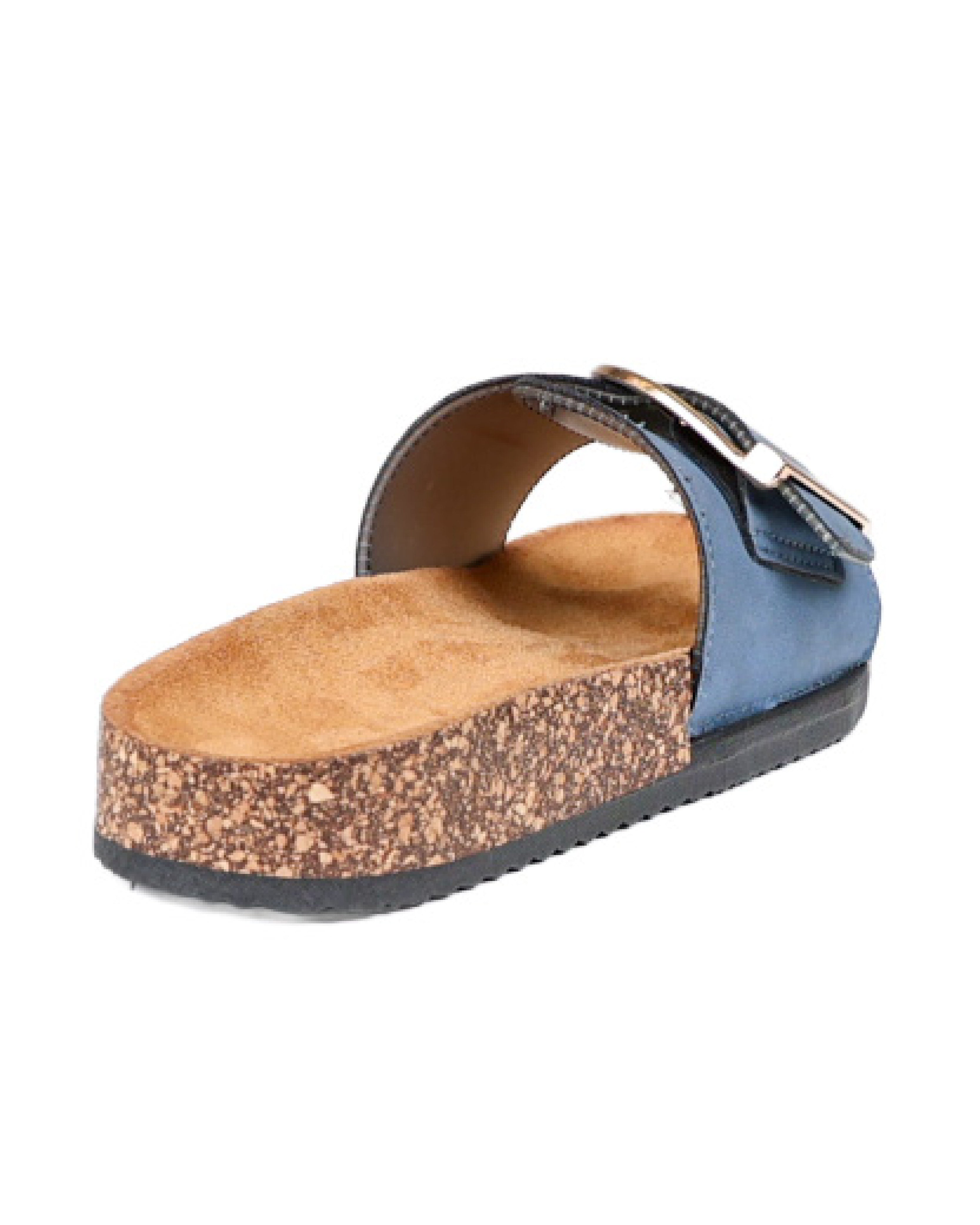 Blue Statement Buckle Band Slide