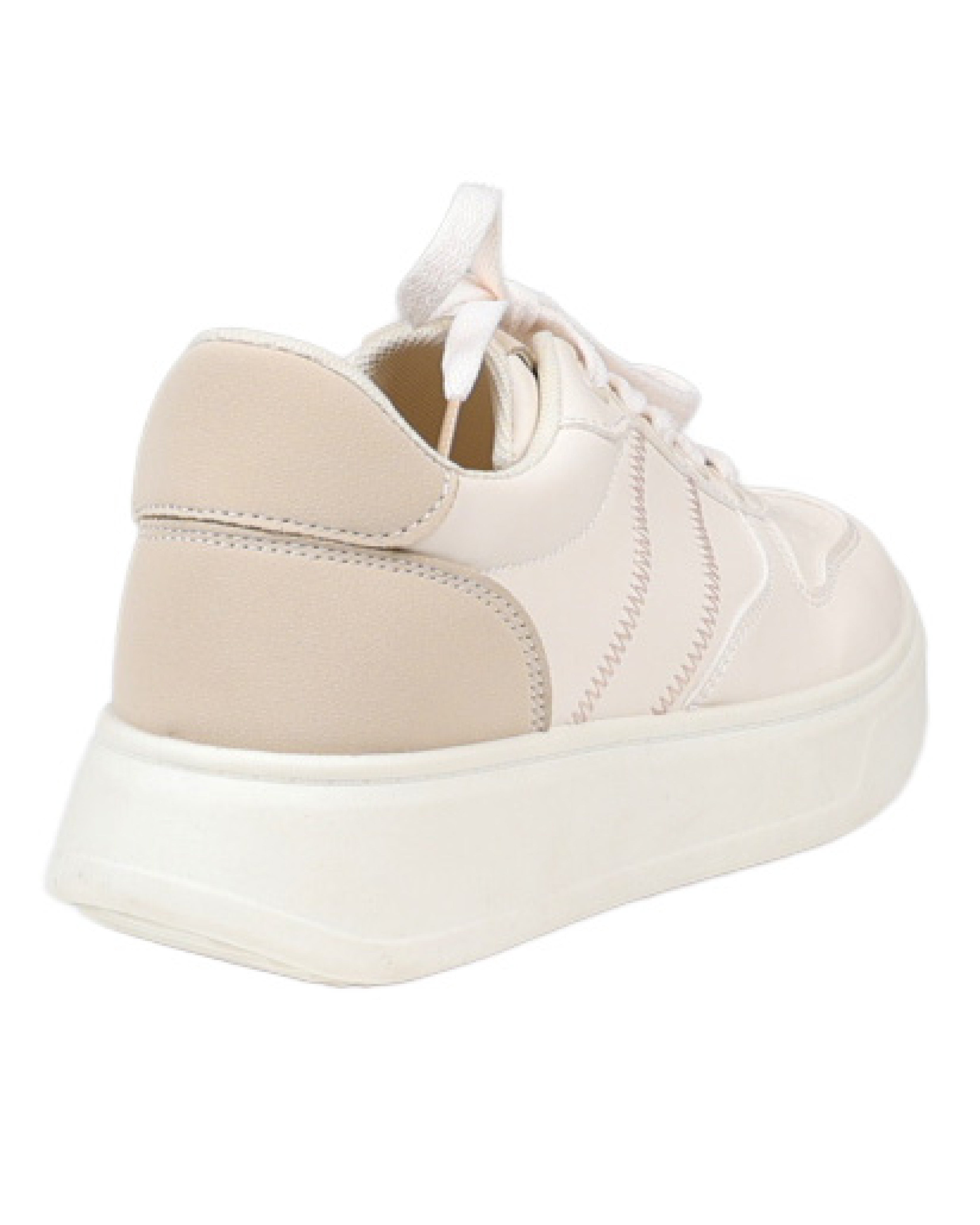 Stitch Detail Platform Sneaker