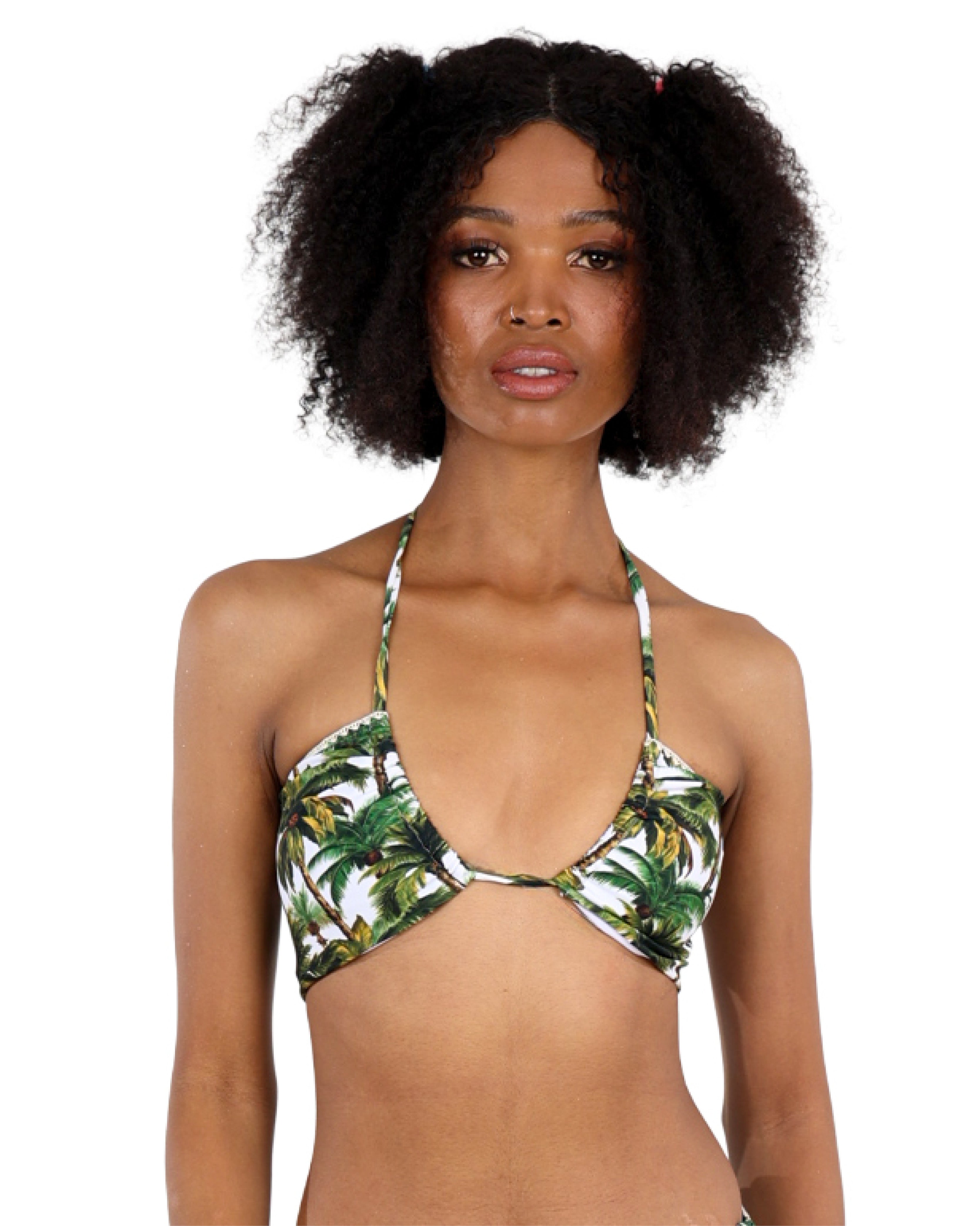 Jungle Print Bikini Top