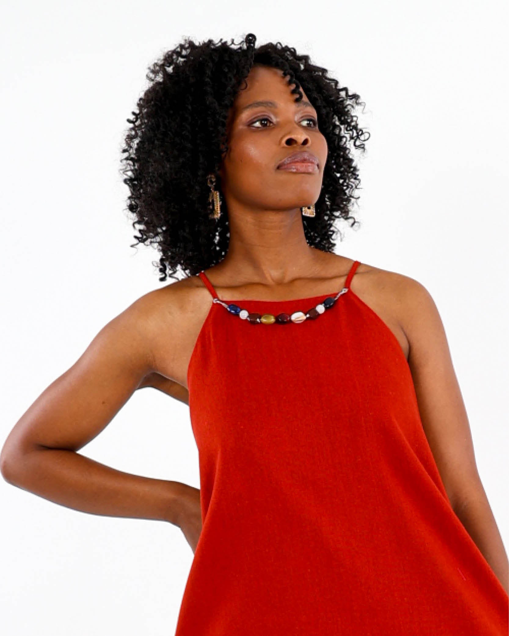 Halter Neck Maxi Dress