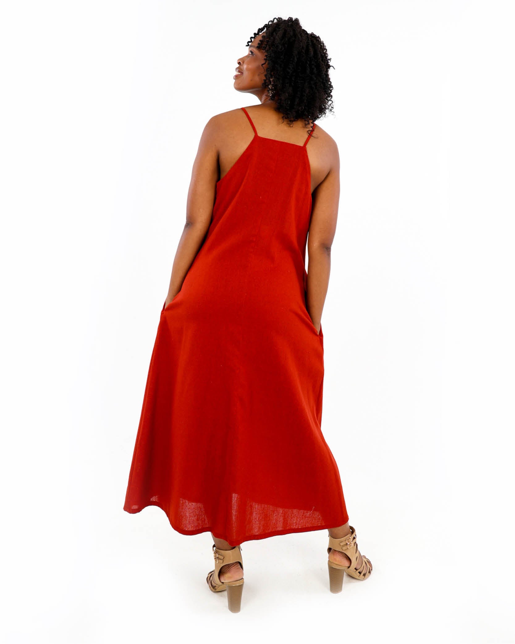 Halter Neck Maxi Dress