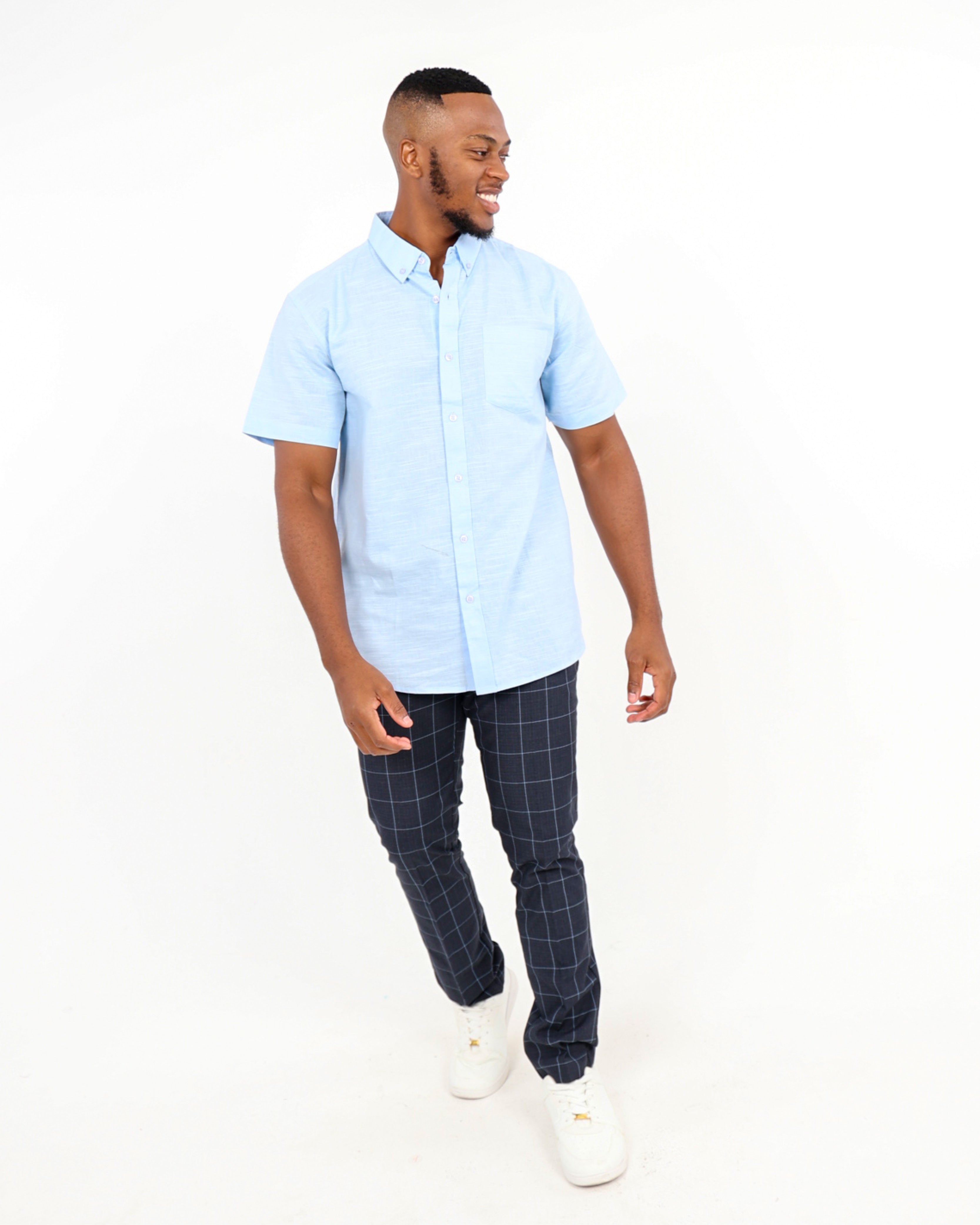 Check Slim Fit Formal Pants