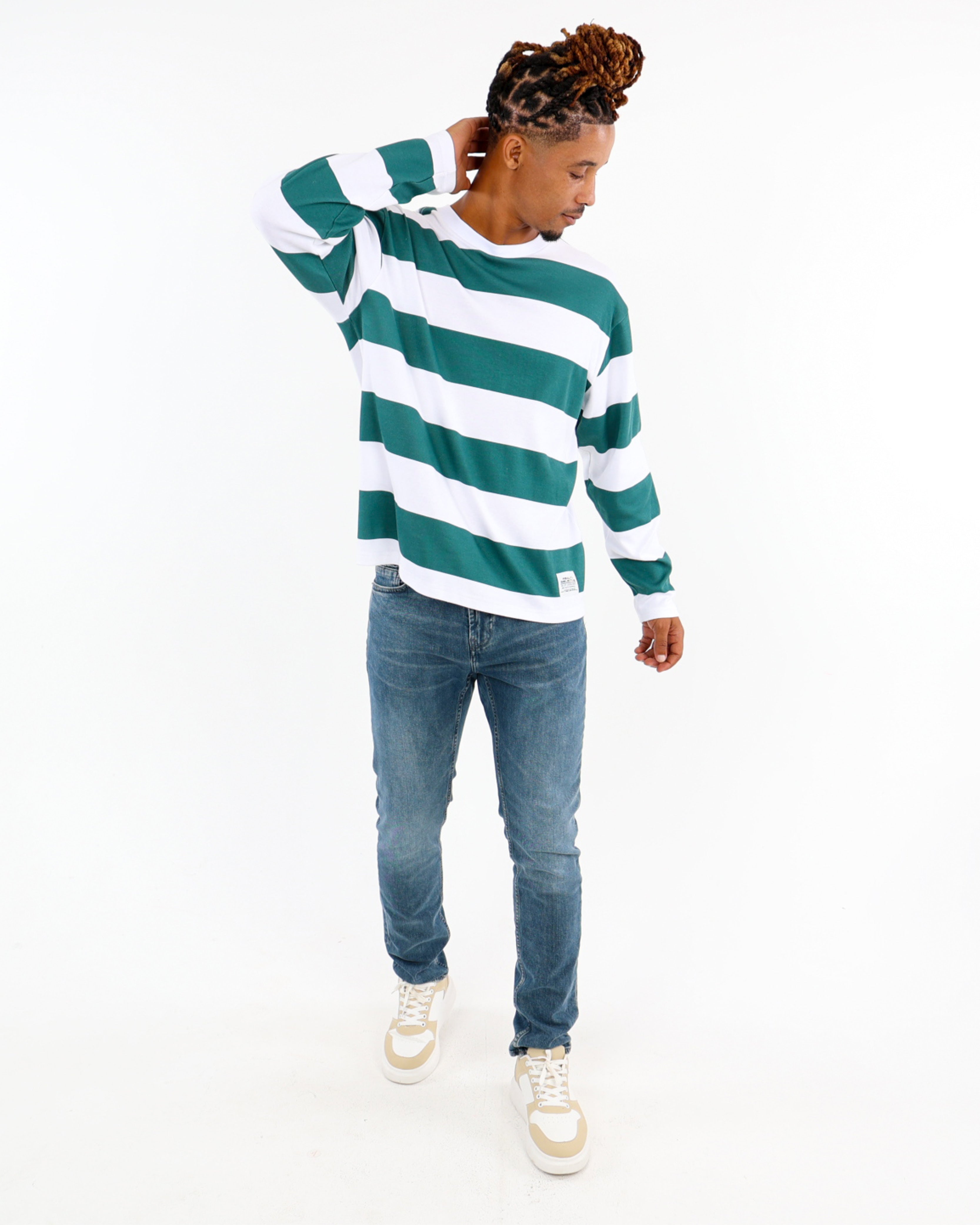 Striped Track Top