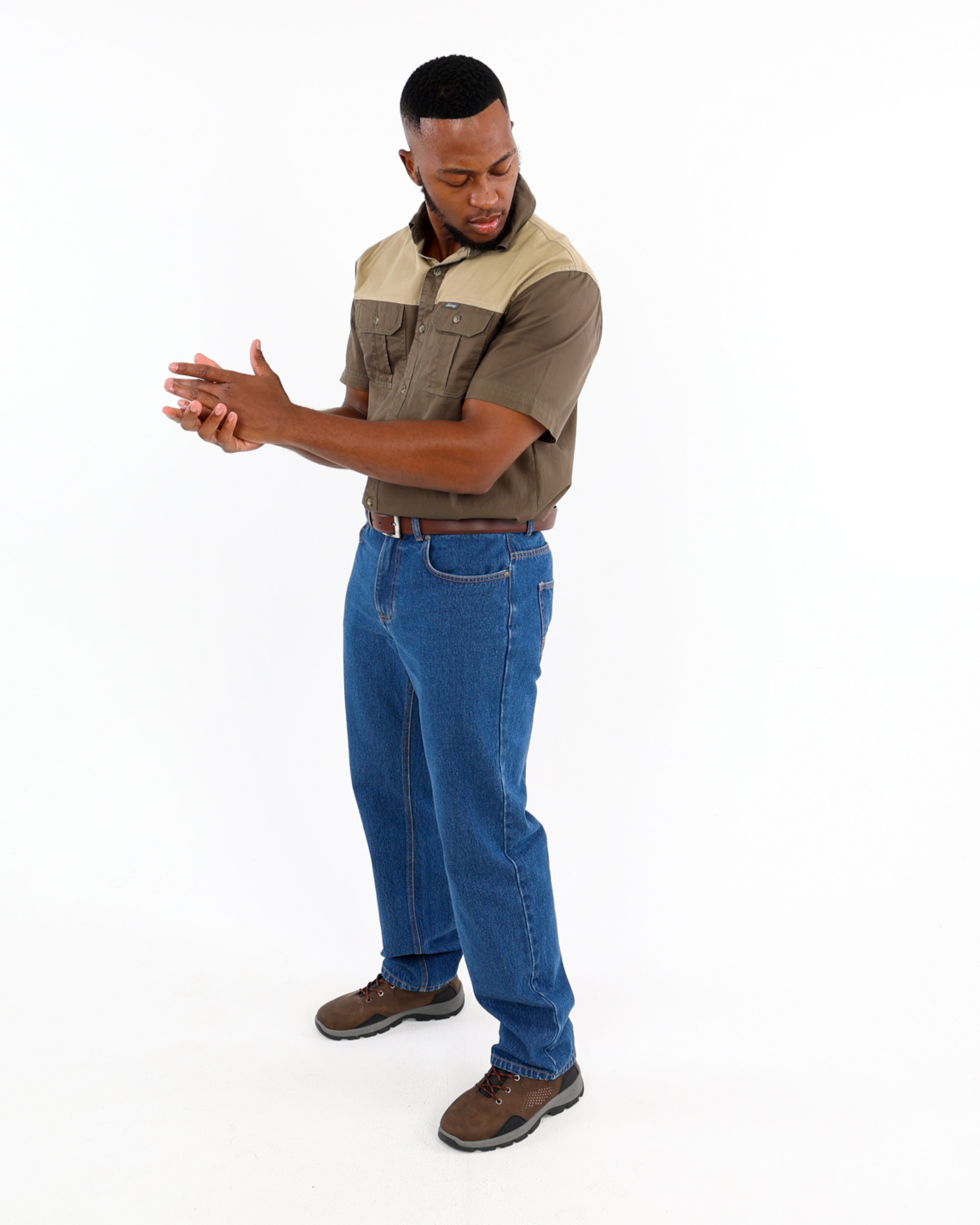 Two Tone Cotton Shirt