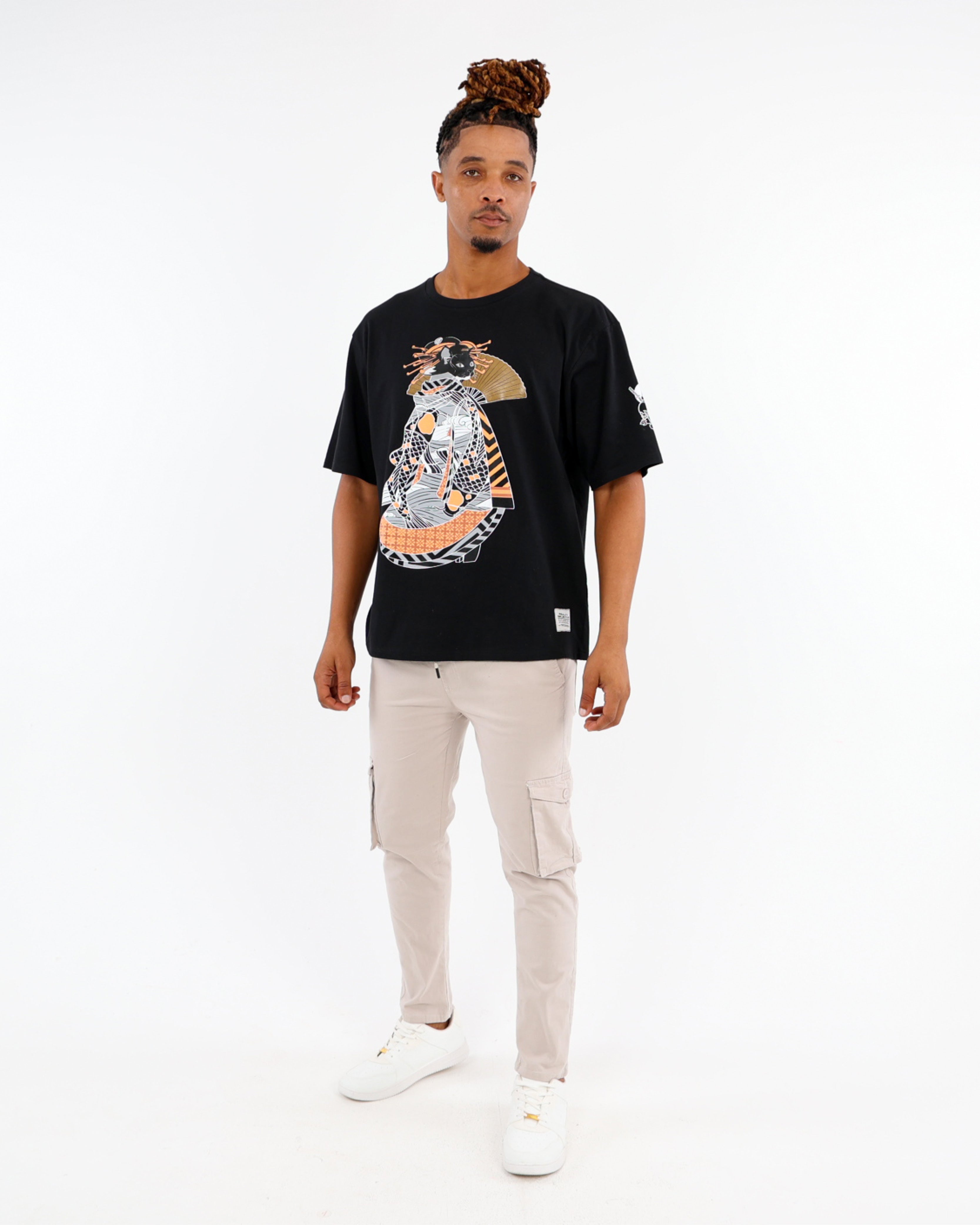 Kitteh Geisha Graphic T-Shirt