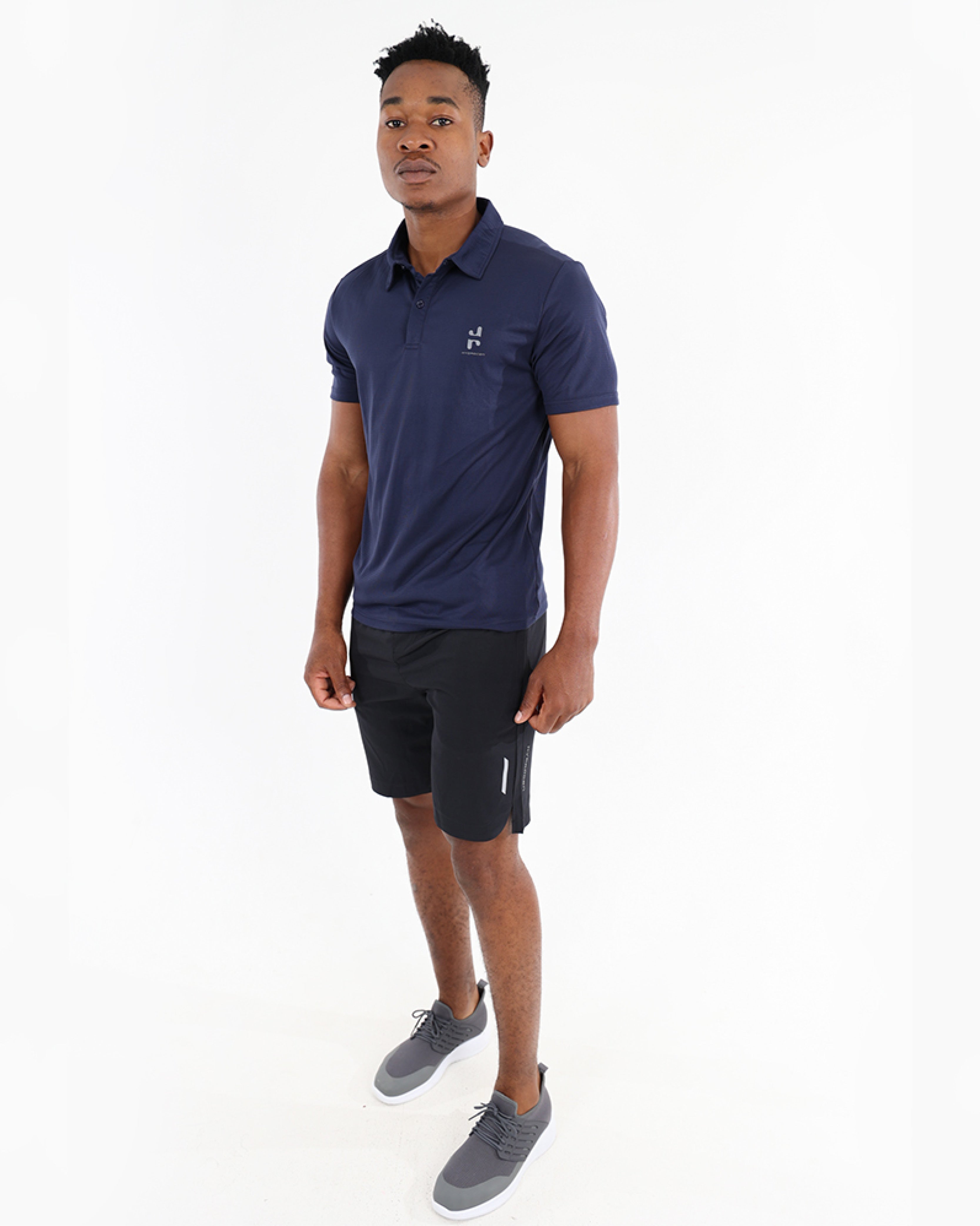 Navy Short Sleeve Active Golfer
